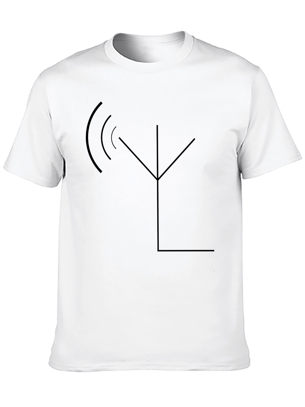 Antenna Graphic Black T-Shirt
