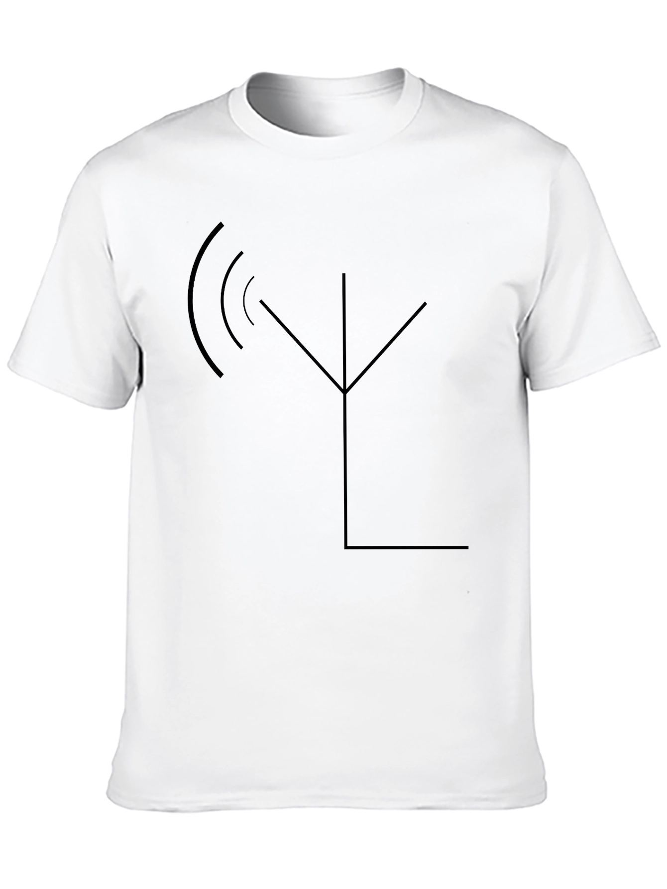 Antenna Graphic Black T-Shirt