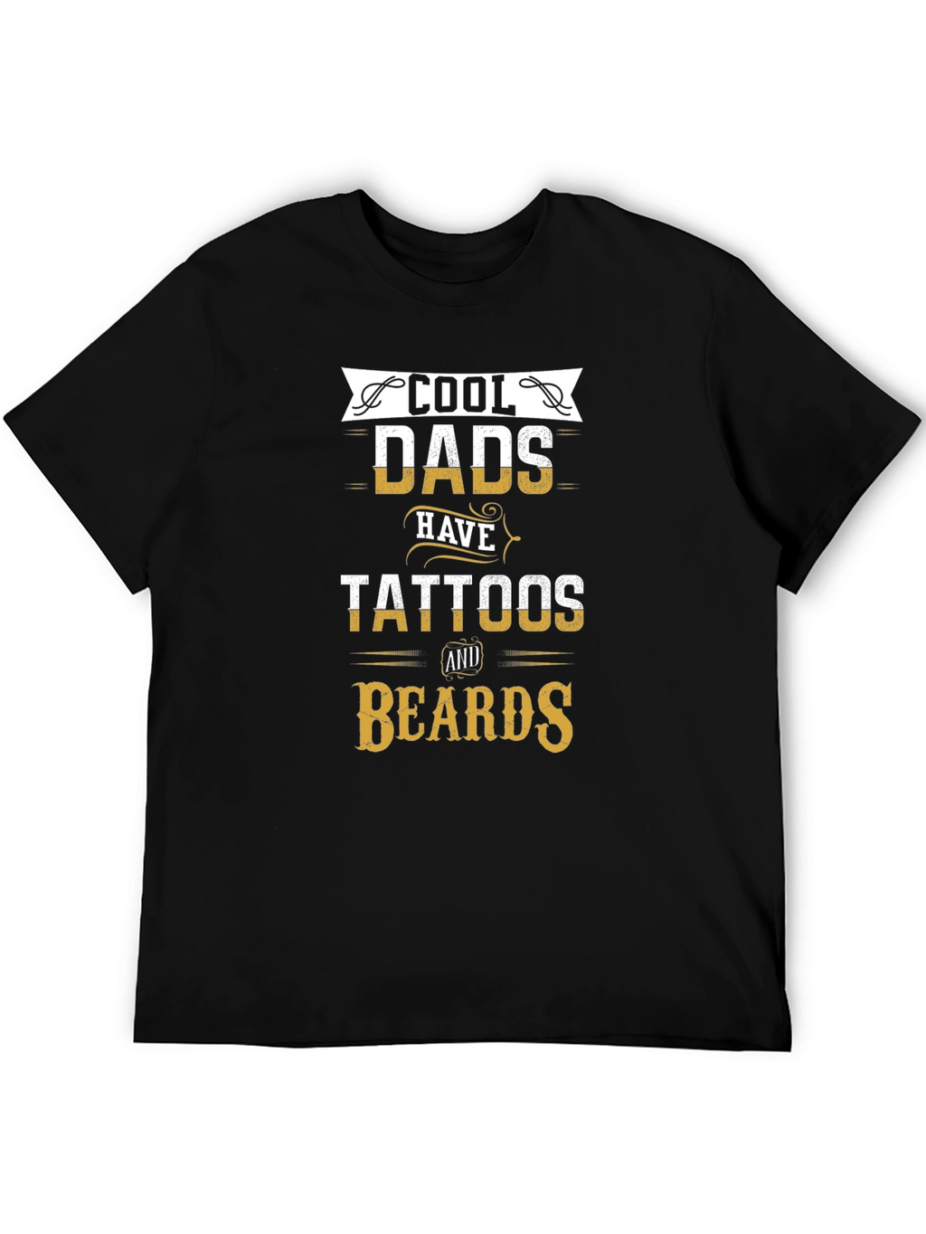 Cool Dads Tattoos & Beards Graphic Tee