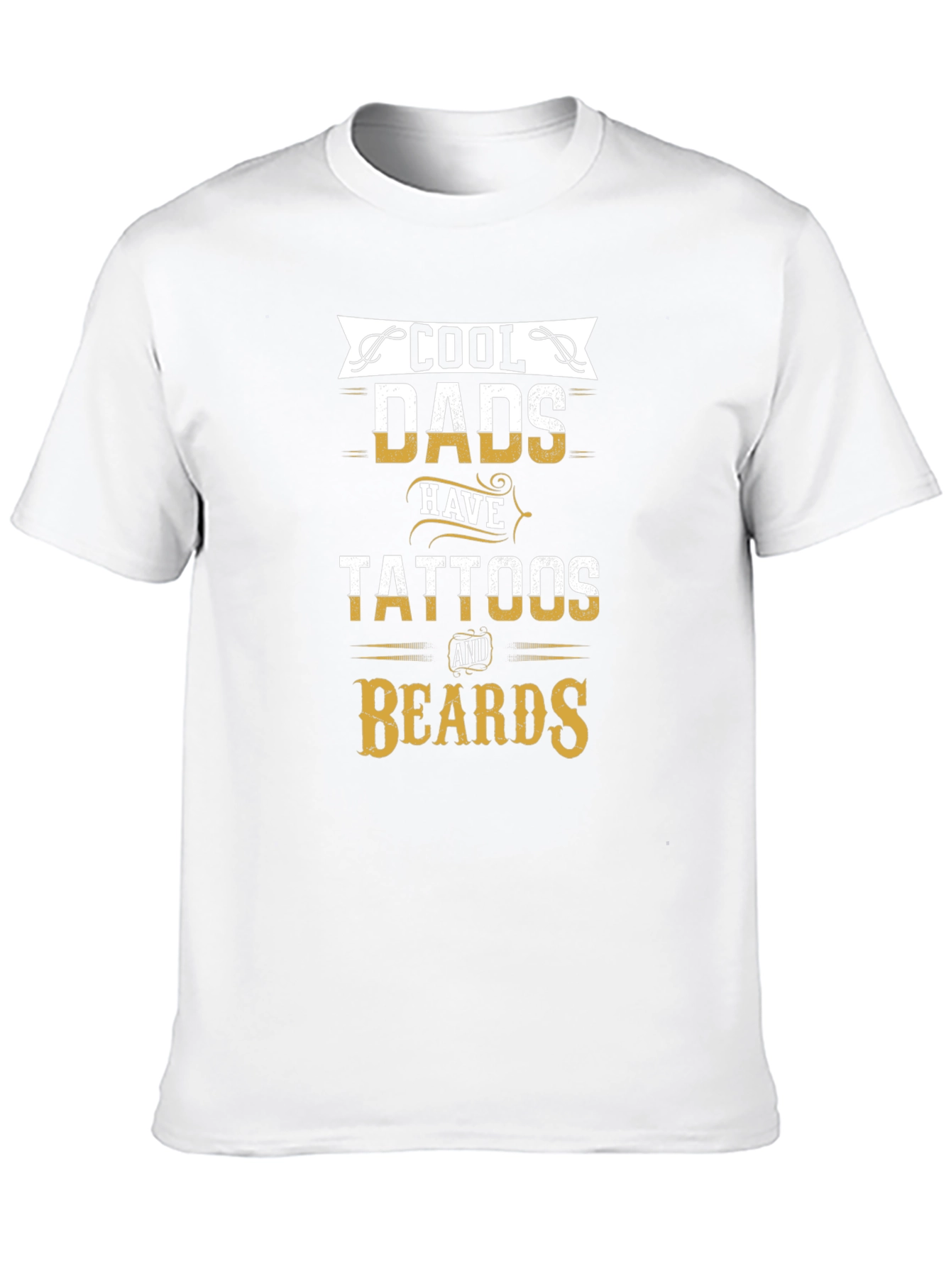 Cool Dads Tattoos & Beards Graphic Tee