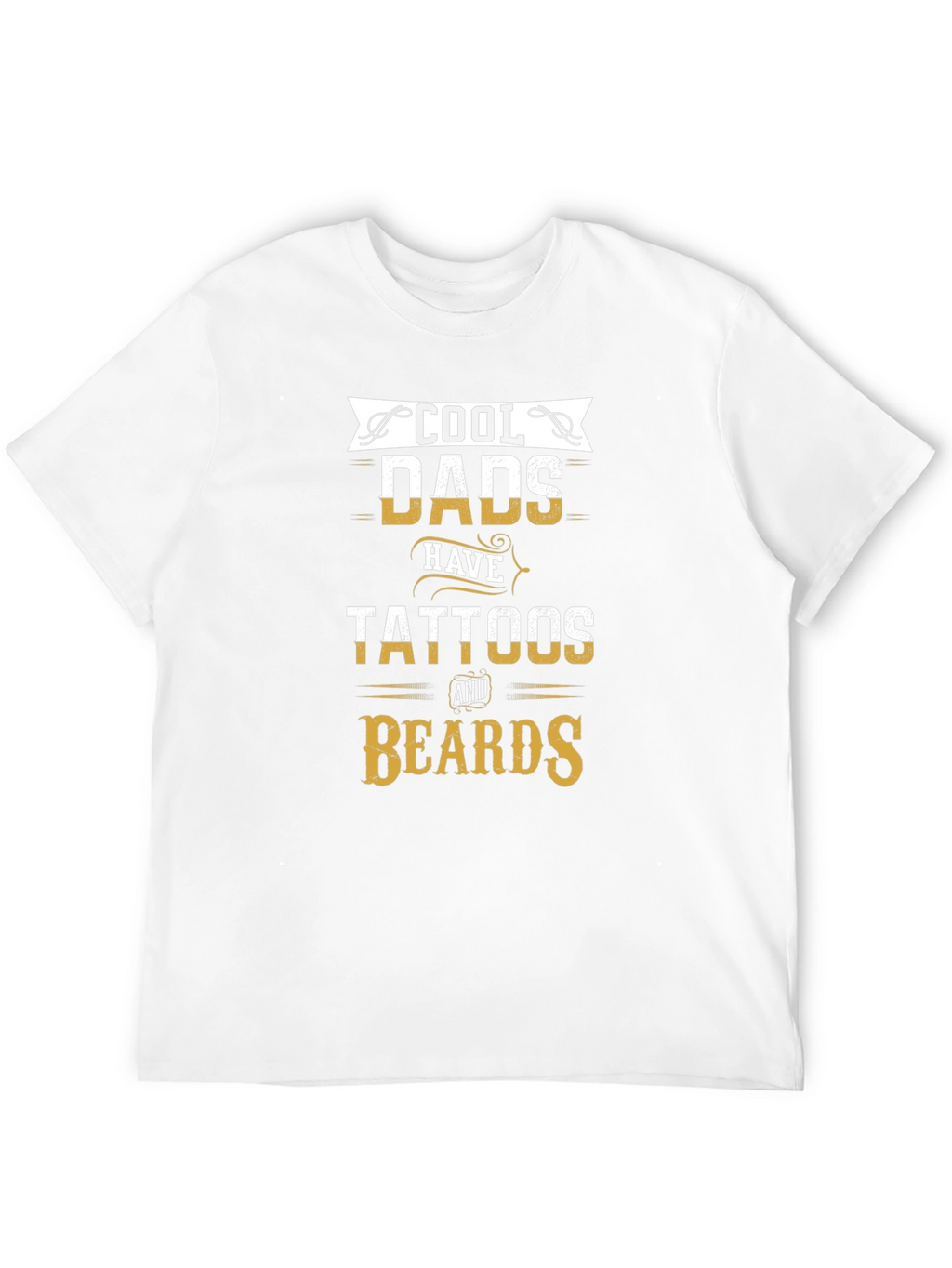 Cool Dads Tattoos & Beards Graphic Tee