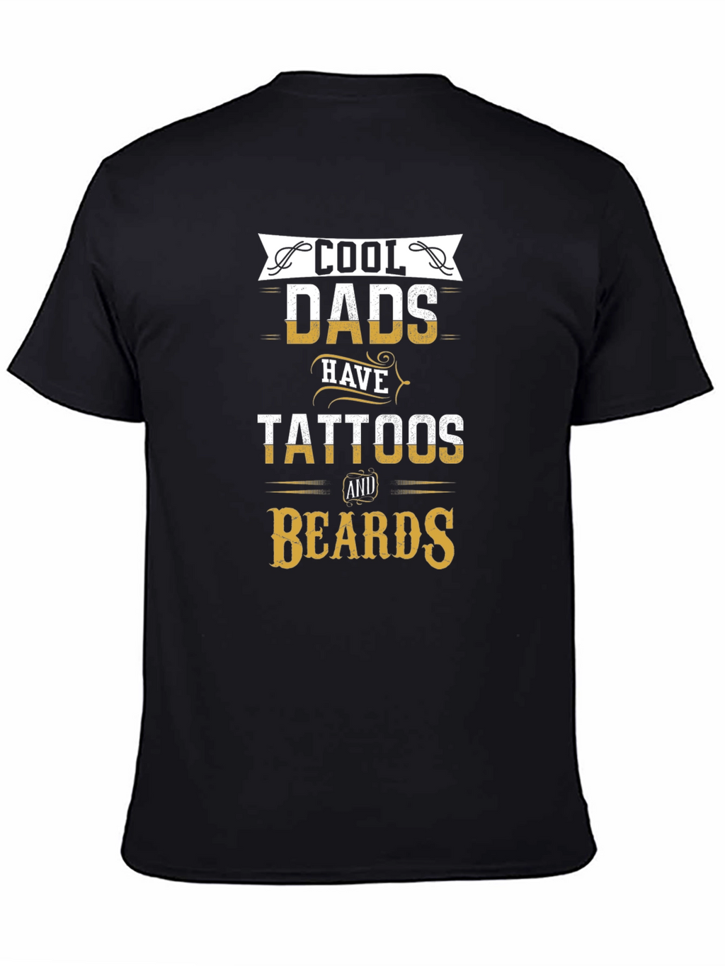 Cool Dads Tattoos & Beards Graphic Tee