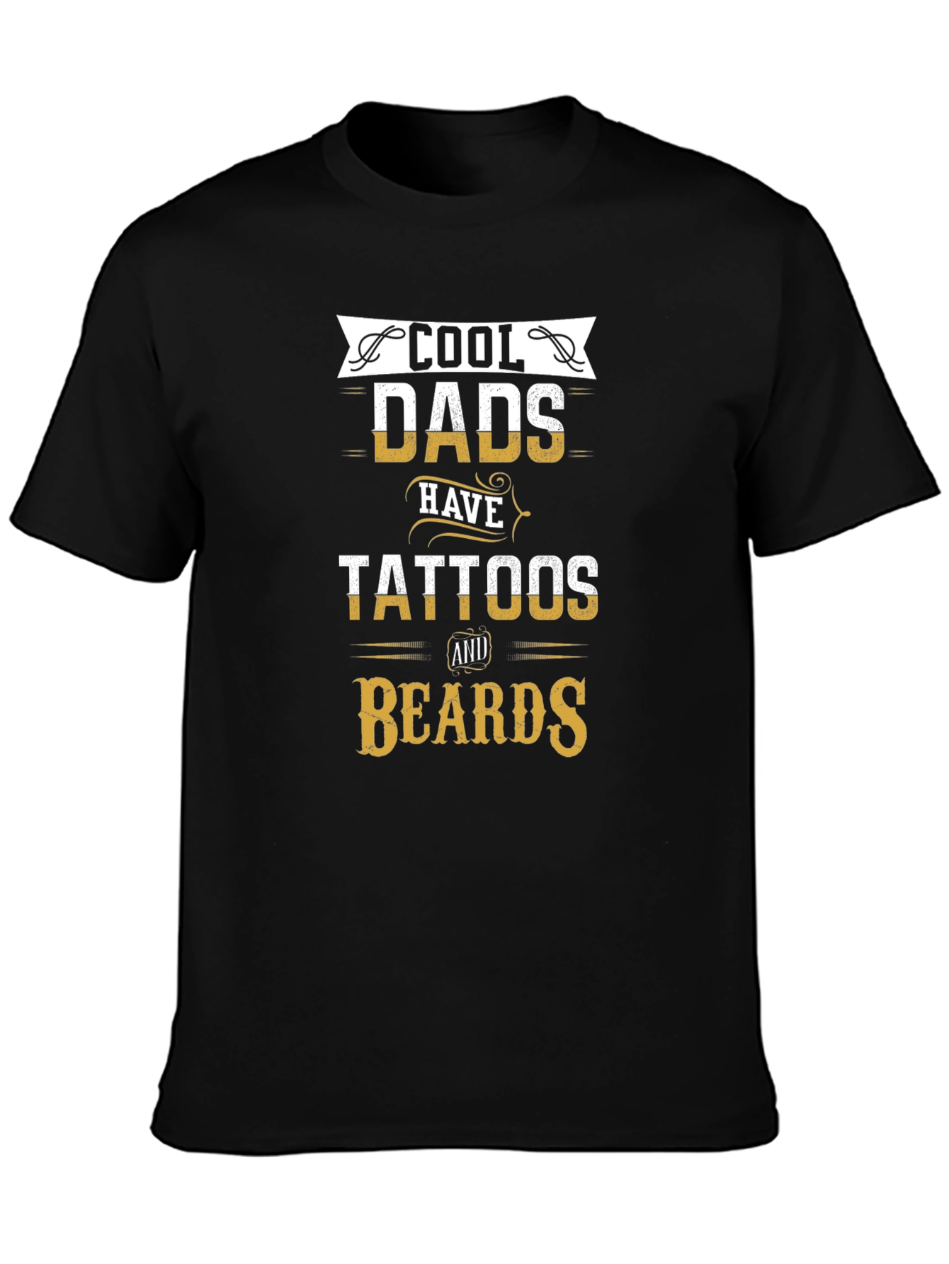 Cool Dads Tattoos & Beards Graphic Tee