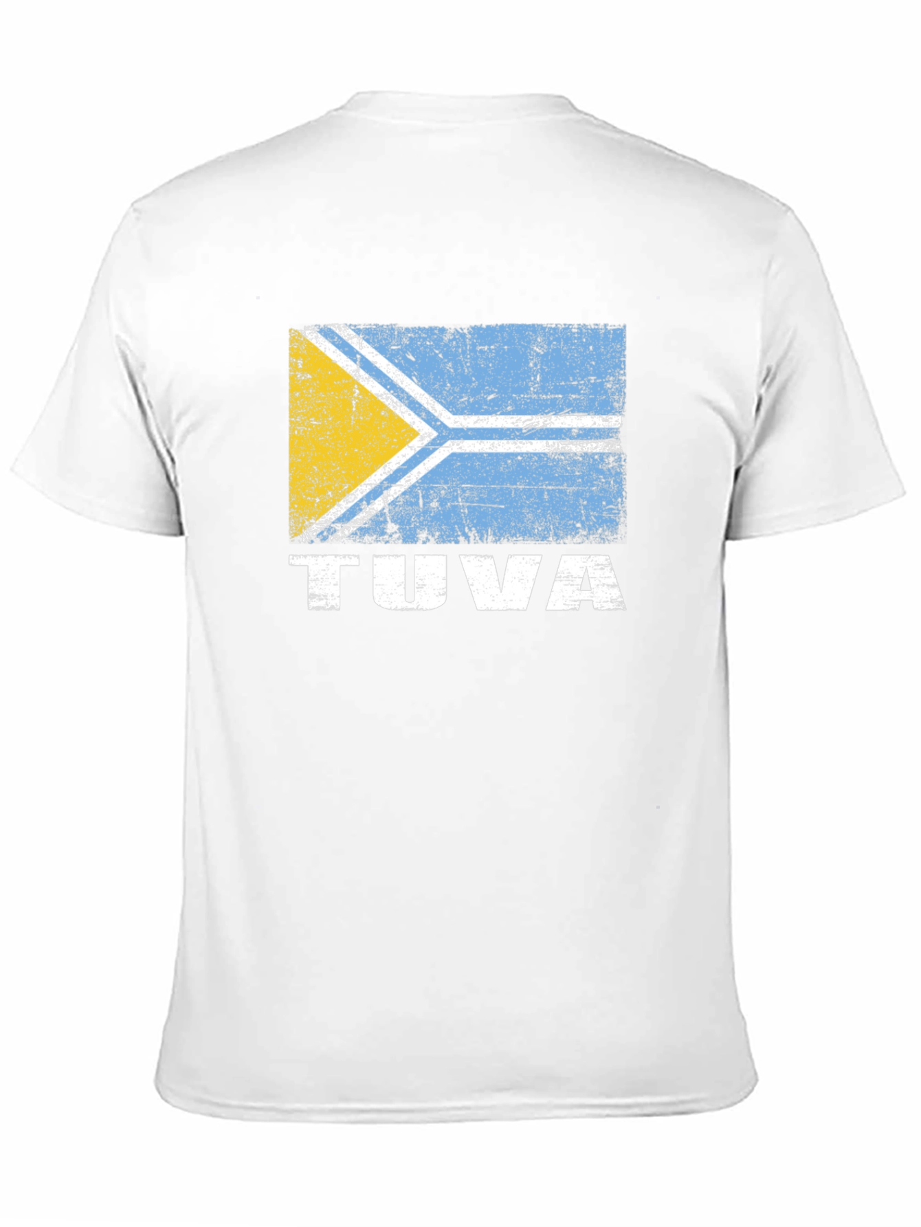 Tuva Flag Graphic T-Shirt - Black