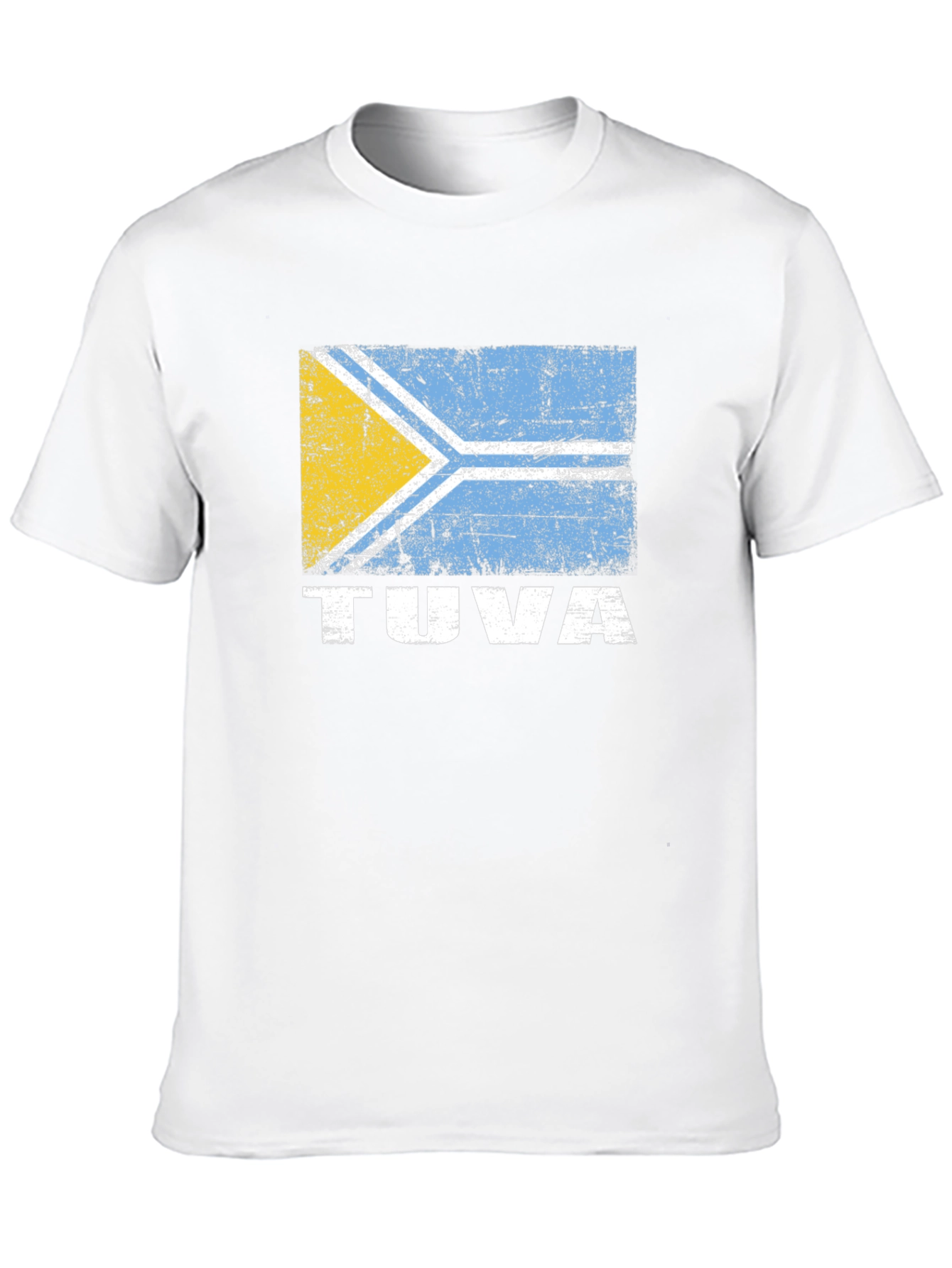 Tuva Flag Graphic T-Shirt - Black