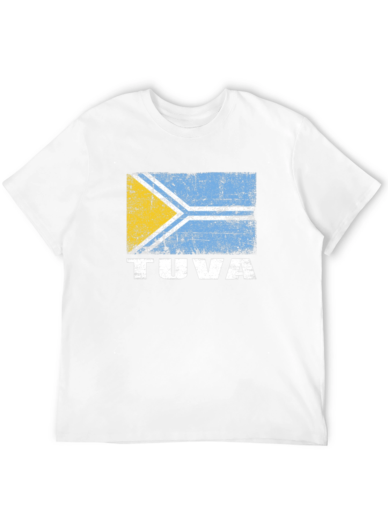 Tuva Flag Graphic T-Shirt - Black