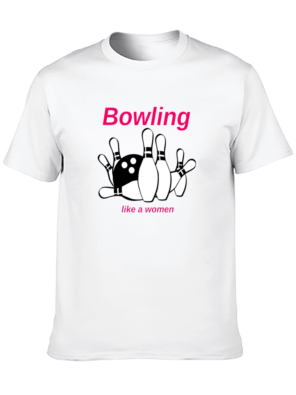 Bowling Like A Woman Graphic Tee