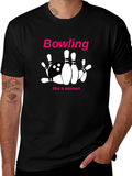 Bowling Like A Woman Graphic Tee
