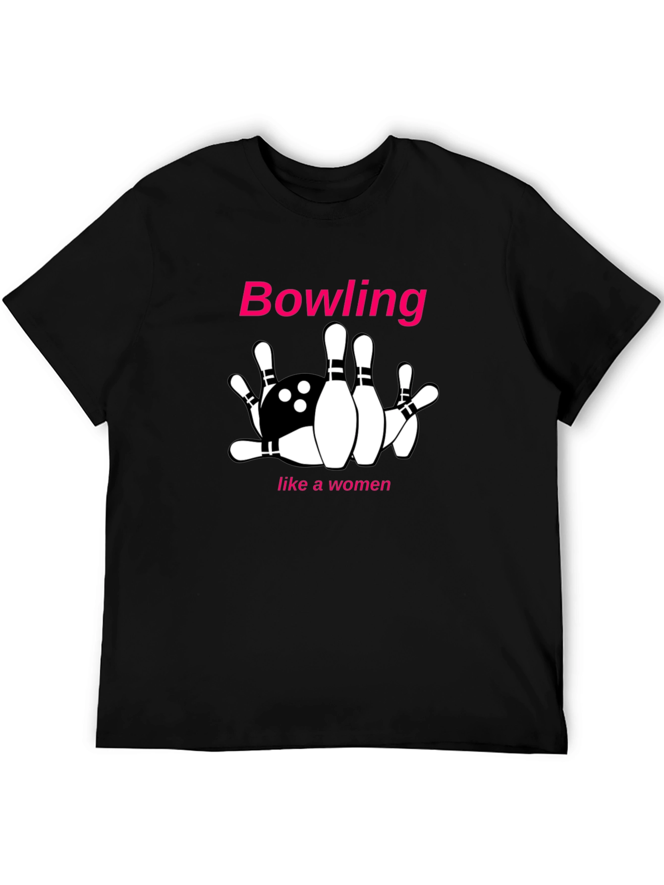Bowling Like A Woman Graphic Tee
