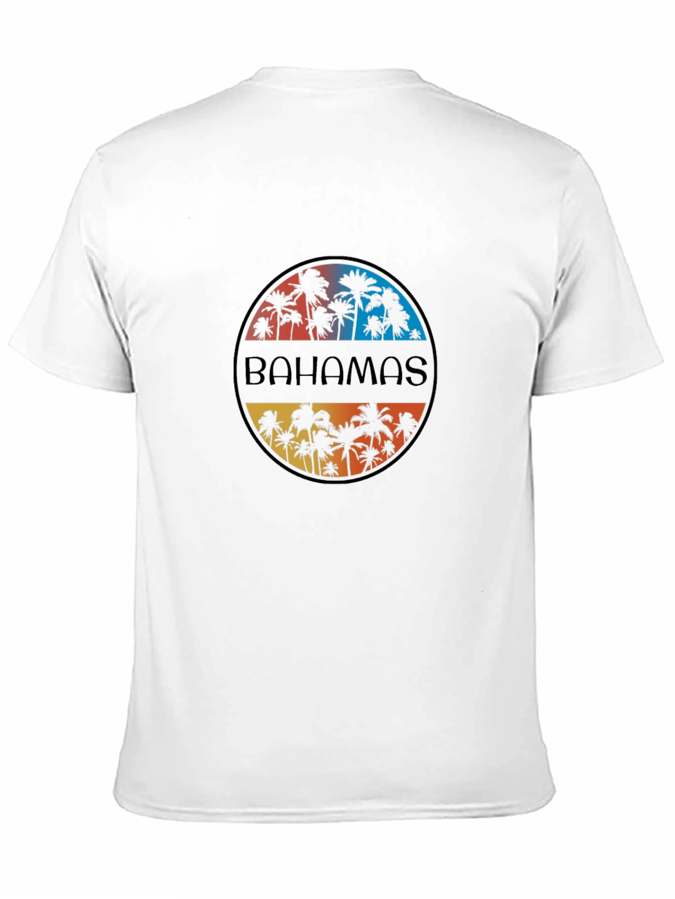 Bahamas Palm Tree T-Shirt - Island Vacation Style