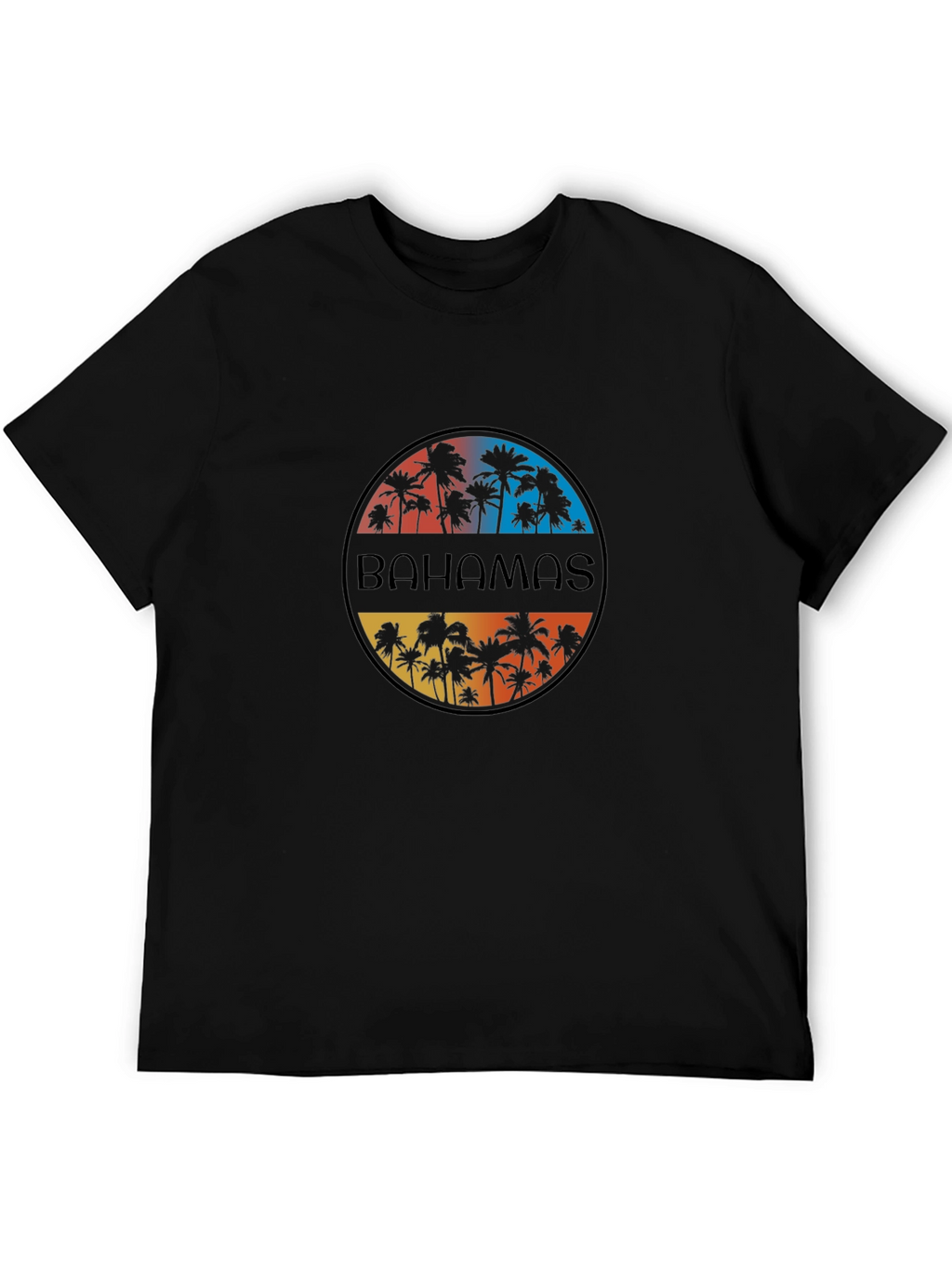 Bahamas Palm Tree T-Shirt - Island Vacation Style