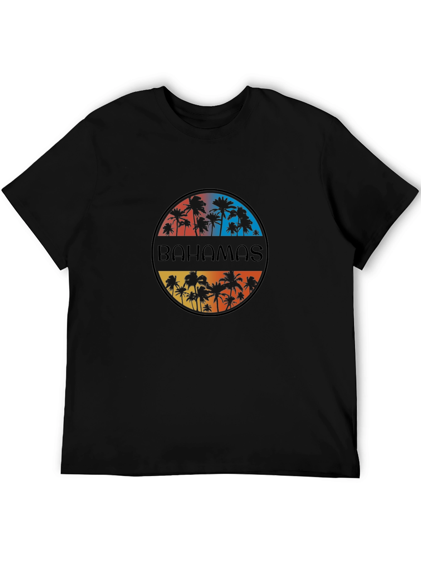 Bahamas Palm Tree T-Shirt - Island Vacation Style