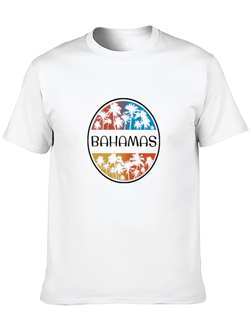 Bahamas Palm Tree T-Shirt - Island Vacation Style