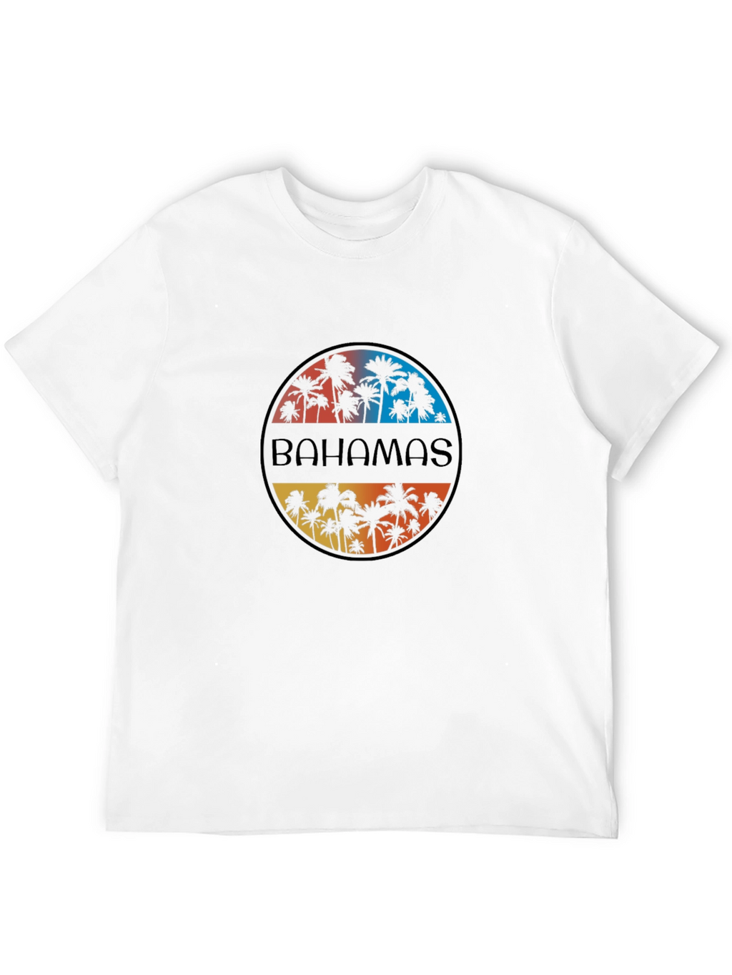 Bahamas Palm Tree T-Shirt - Island Vacation Style