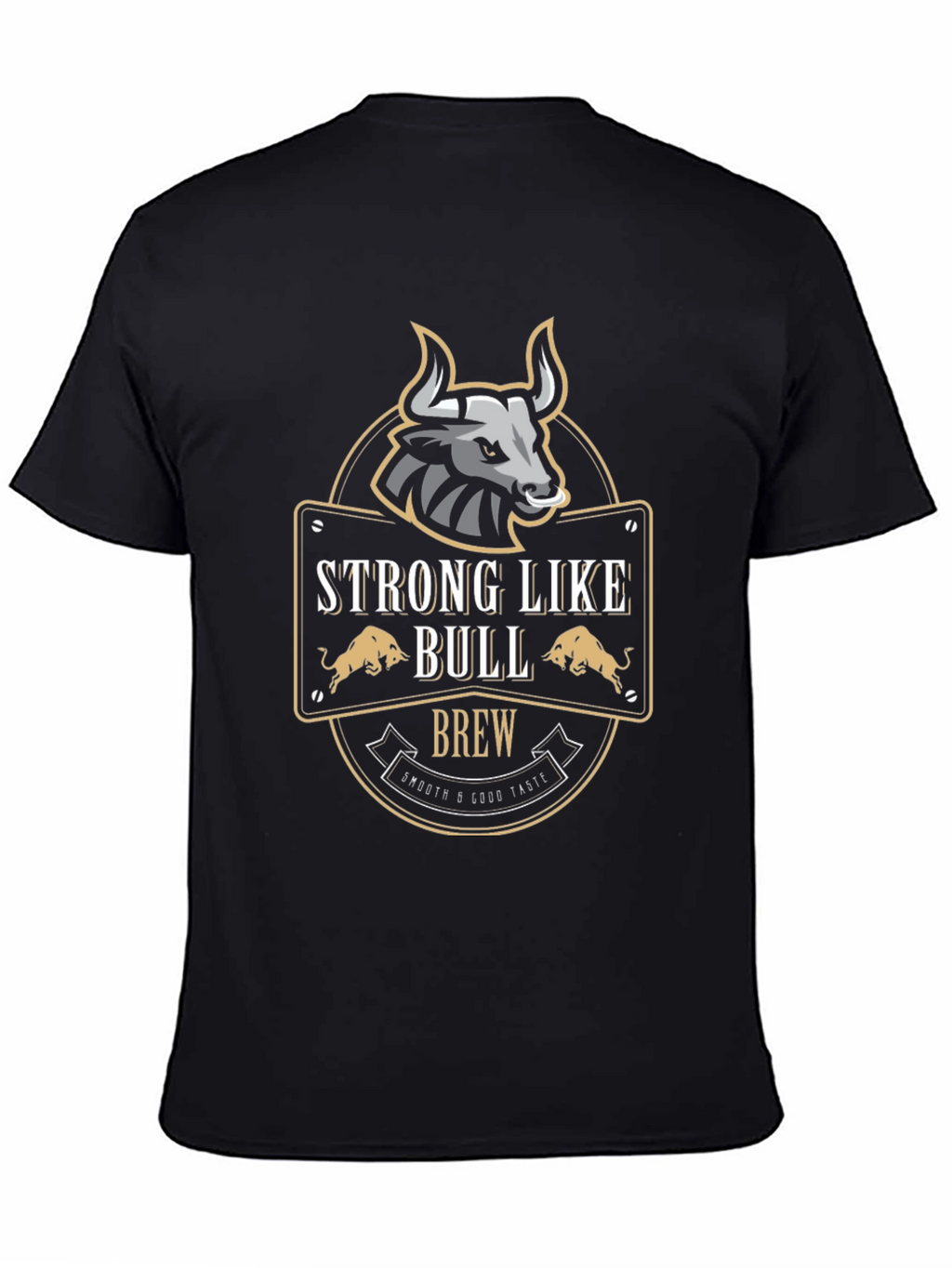 Strong Like Bull Brew Graphic Tee - Black
