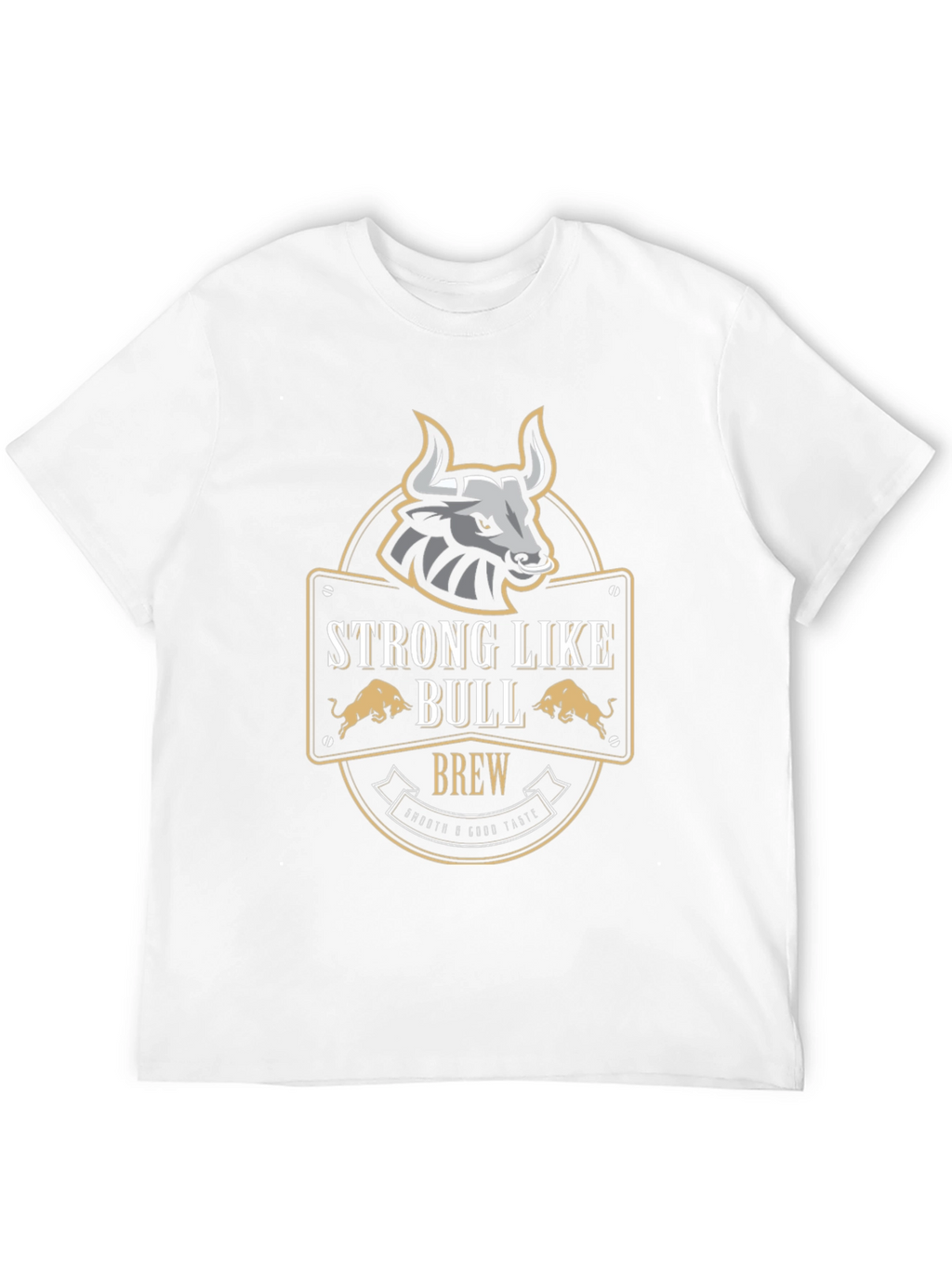 Strong Like Bull Brew Graphic Tee - Black