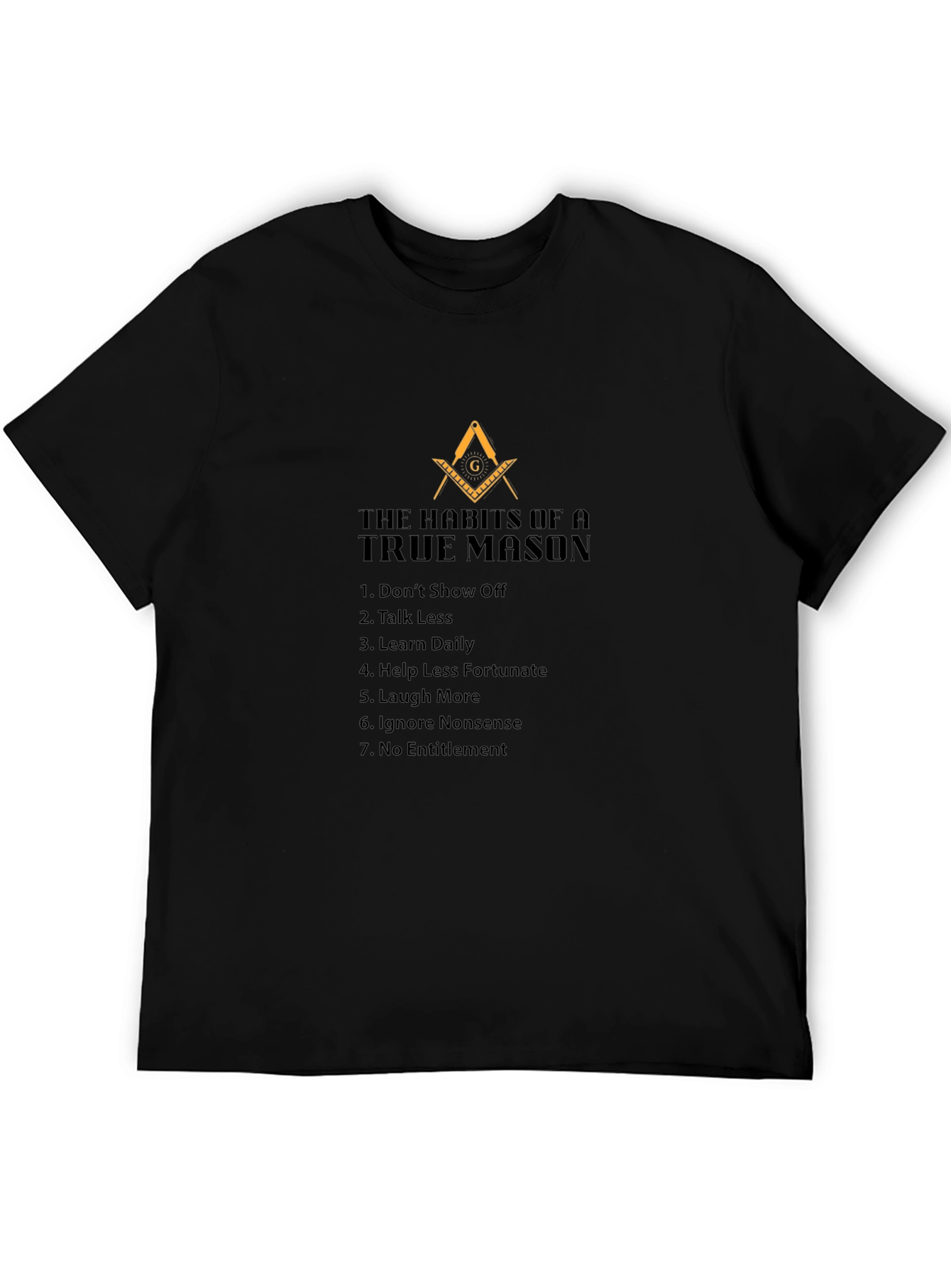 True Mason Habits Graphic T-Shirt