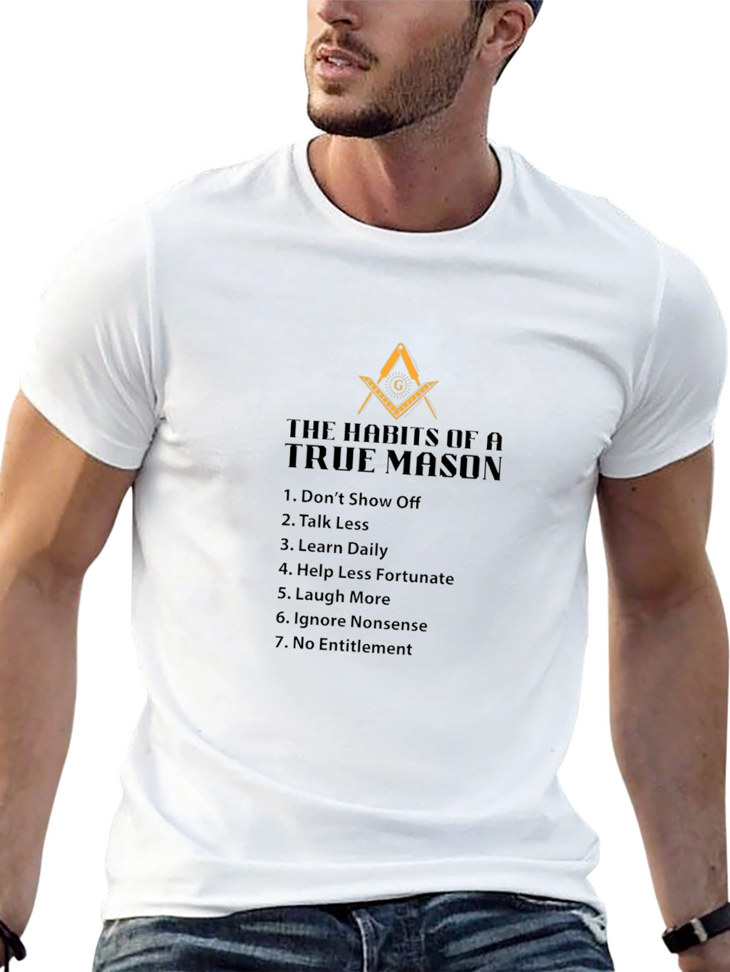 True Mason Habits Graphic T-Shirt