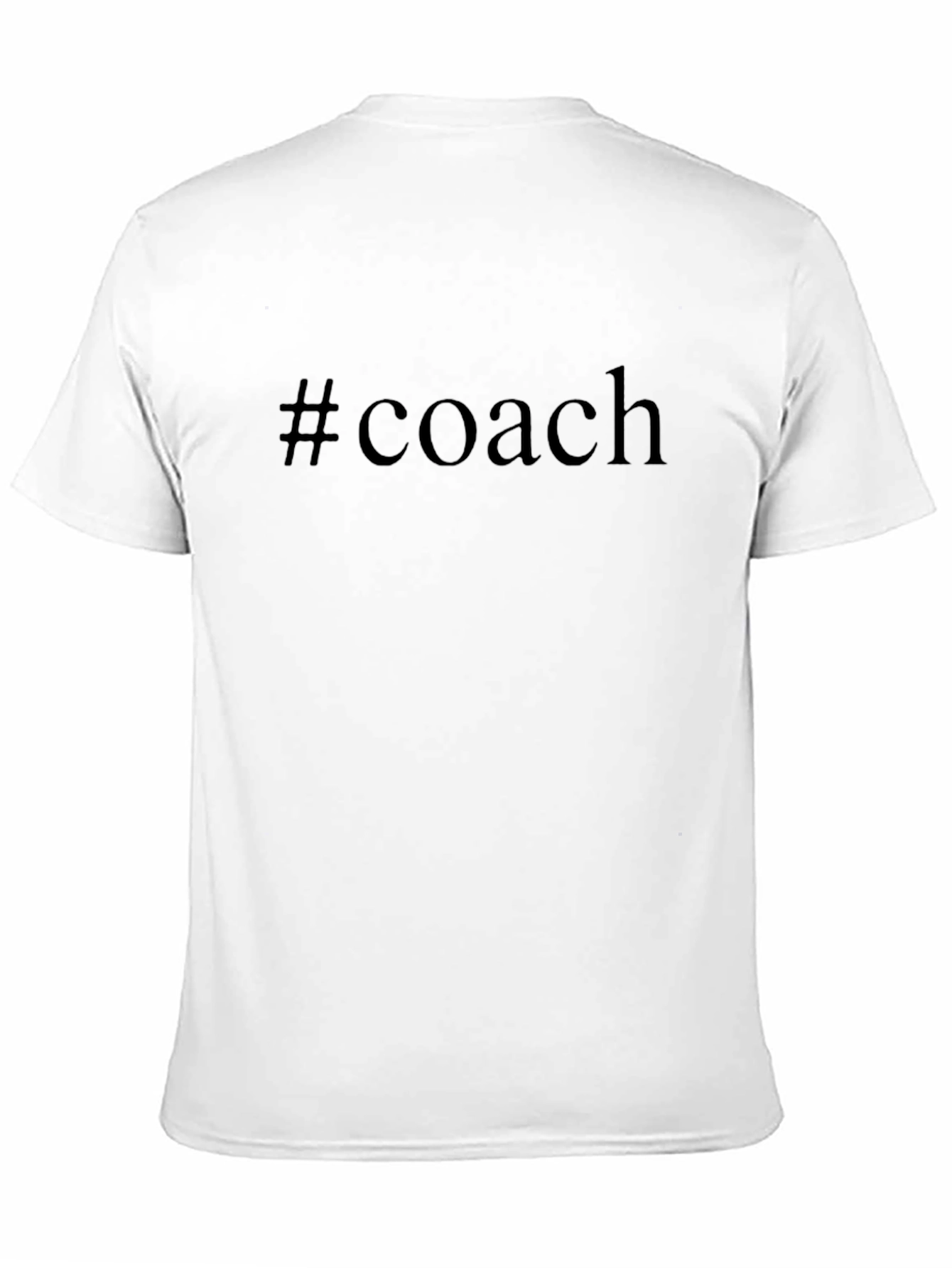#coach Black Cotton Graphic Tee - Soft & Stylish