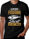 Lucky Fishing Shirt - Mens Graphic Tee