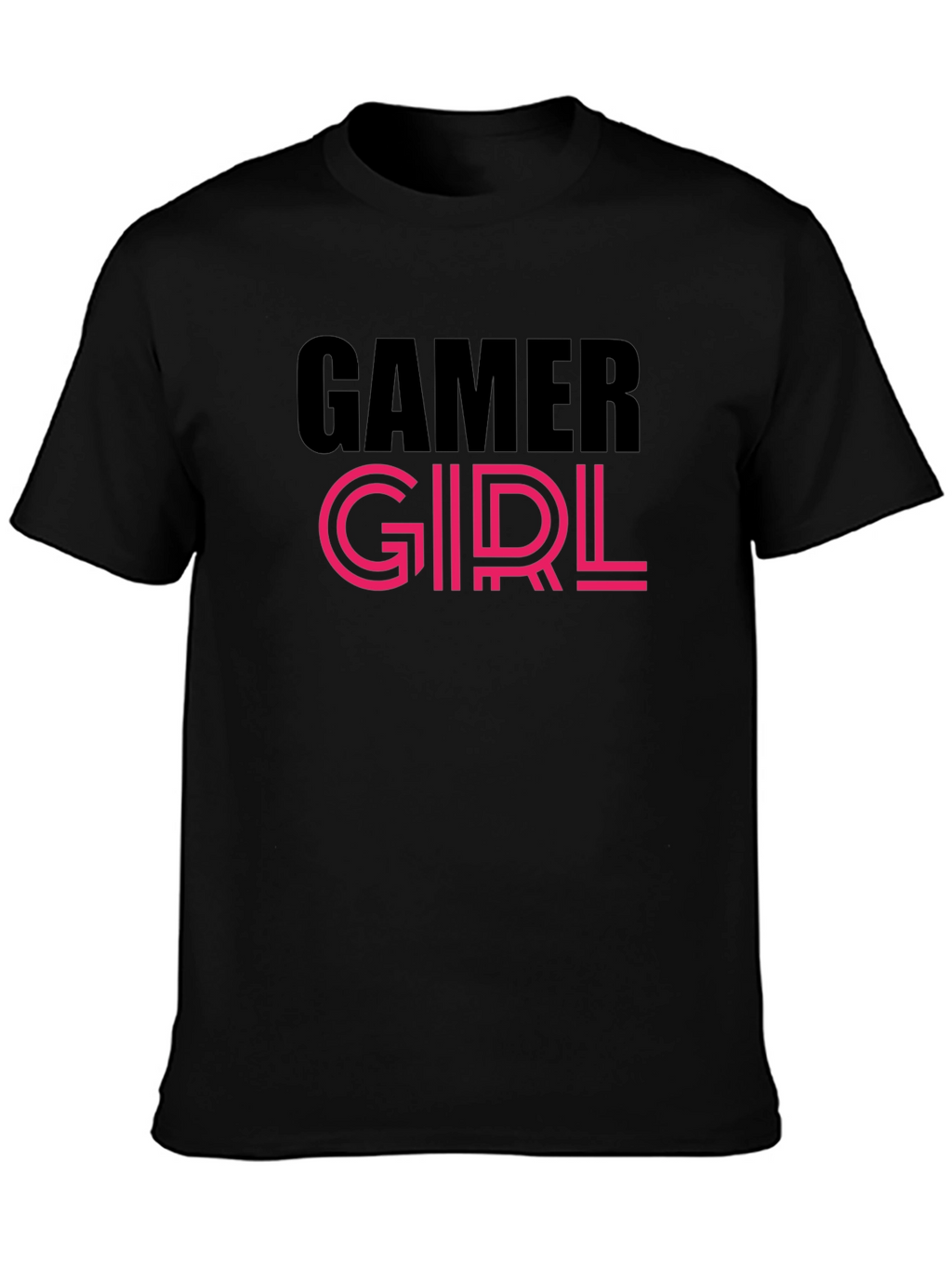 Gamer Girl Black Tee - Play in Style