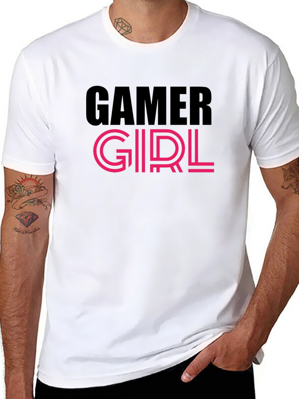 Gamer Girl Black Tee - Play in Style