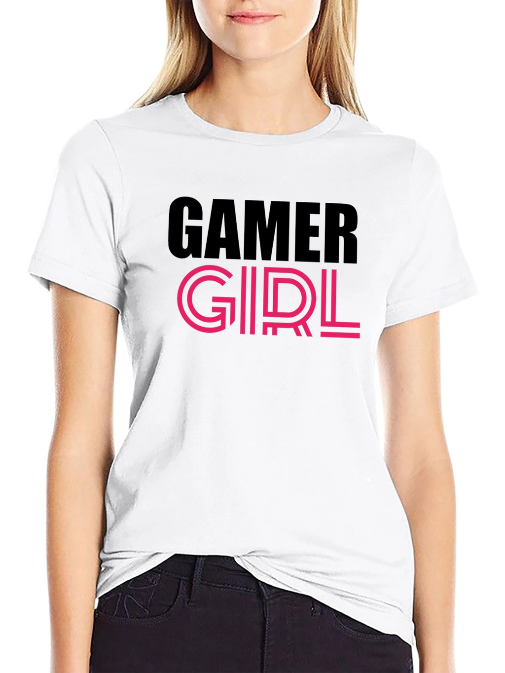 Gamer Girl Black Tee - Play in Style
