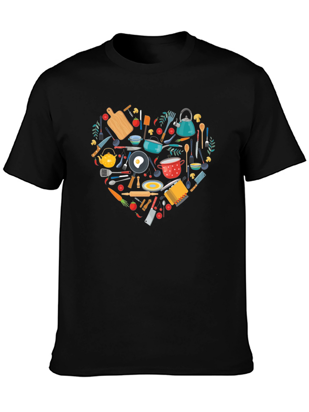 Chefs Heart T-Shirt - Culinary Love!