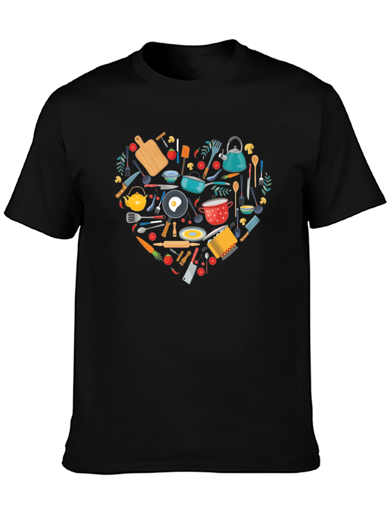 Chefs Heart T-Shirt - Culinary Love!