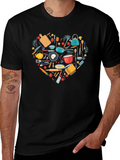 Chefs Heart T-Shirt - Culinary Love!