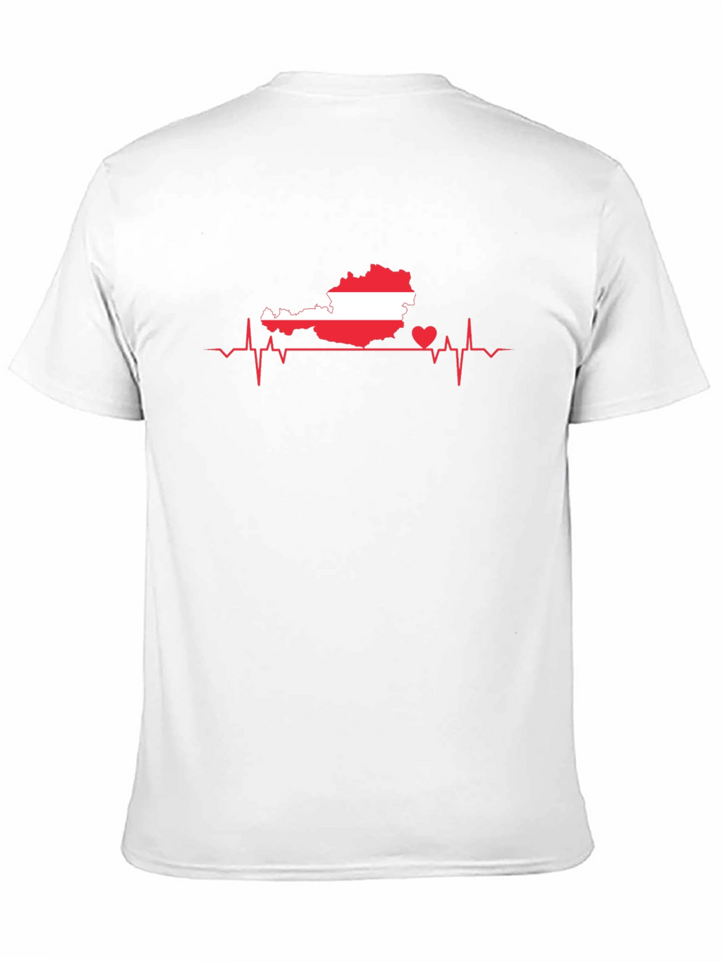 Austria Heartbeat T-Shirt - Show Your Love!