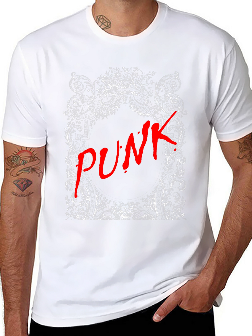 Punk Graphic T-Shirt - Black