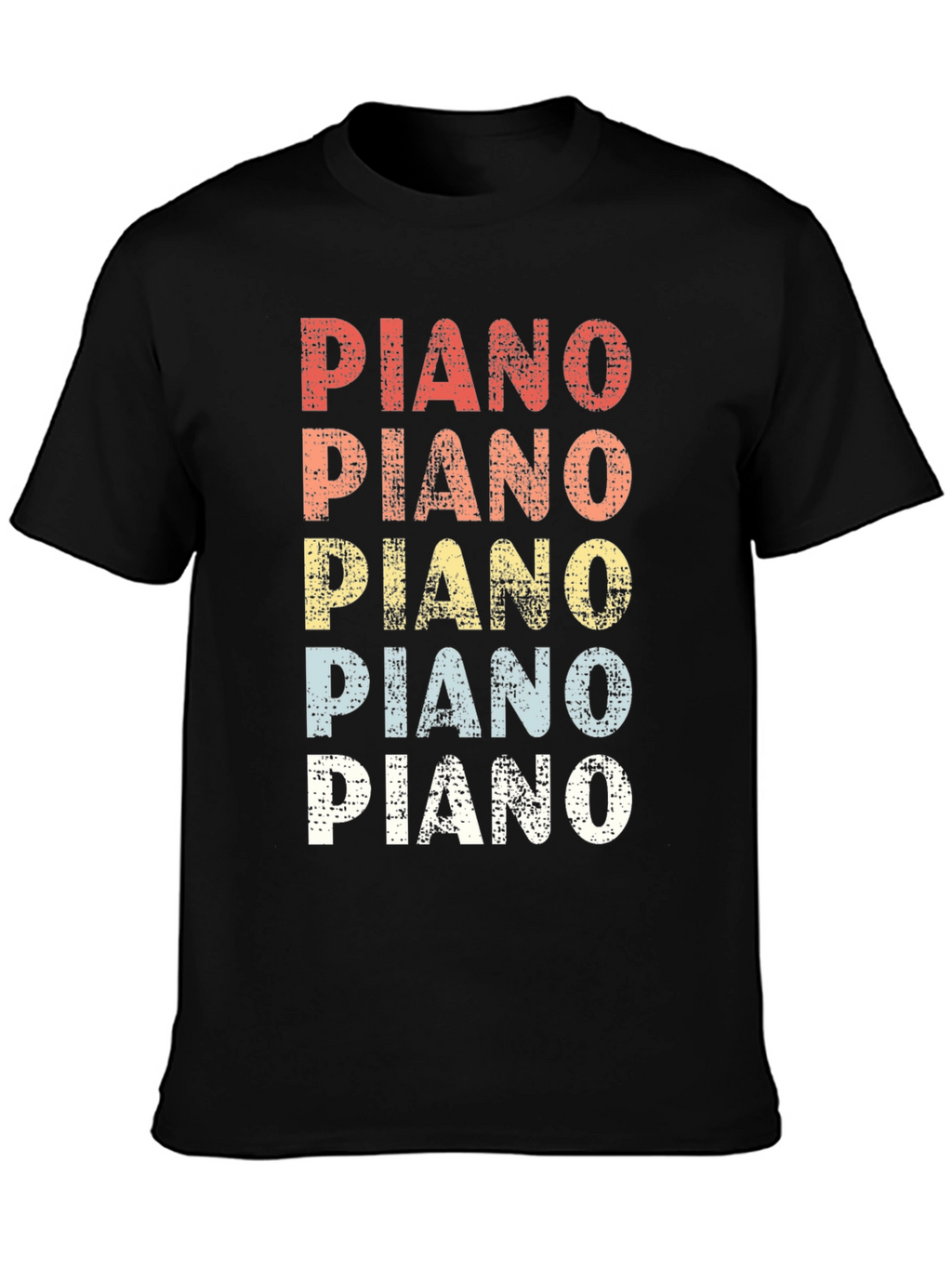 Retro Piano T-Shirt - Musician Gift