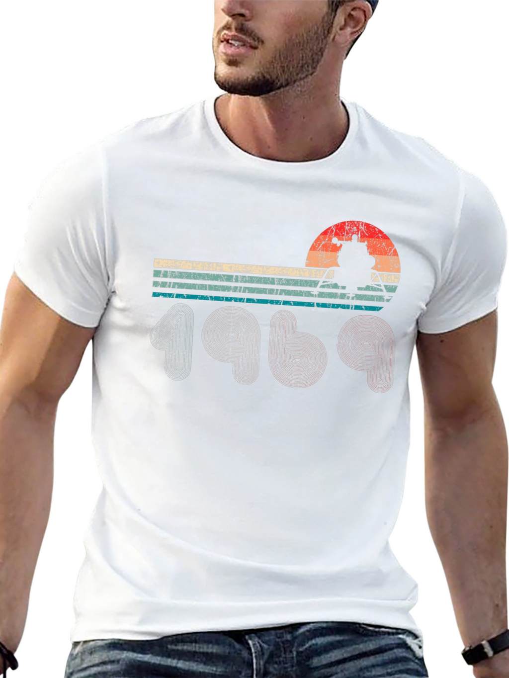 Retro 1969 Moon Landing T-Shirt