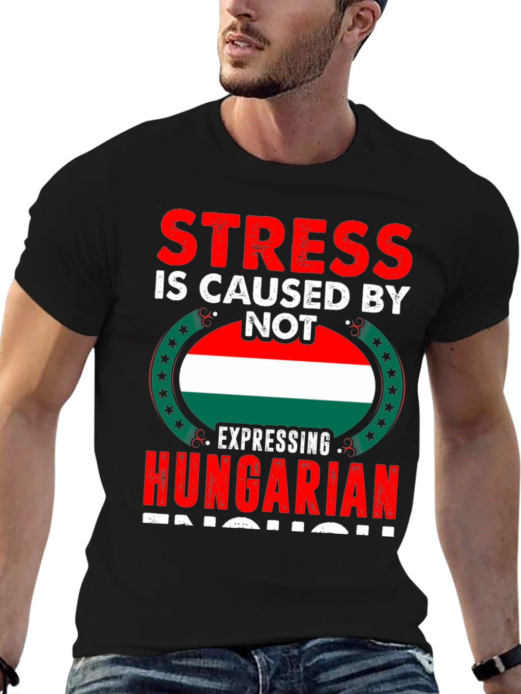 Stress Hungarian Pride T-Shirt