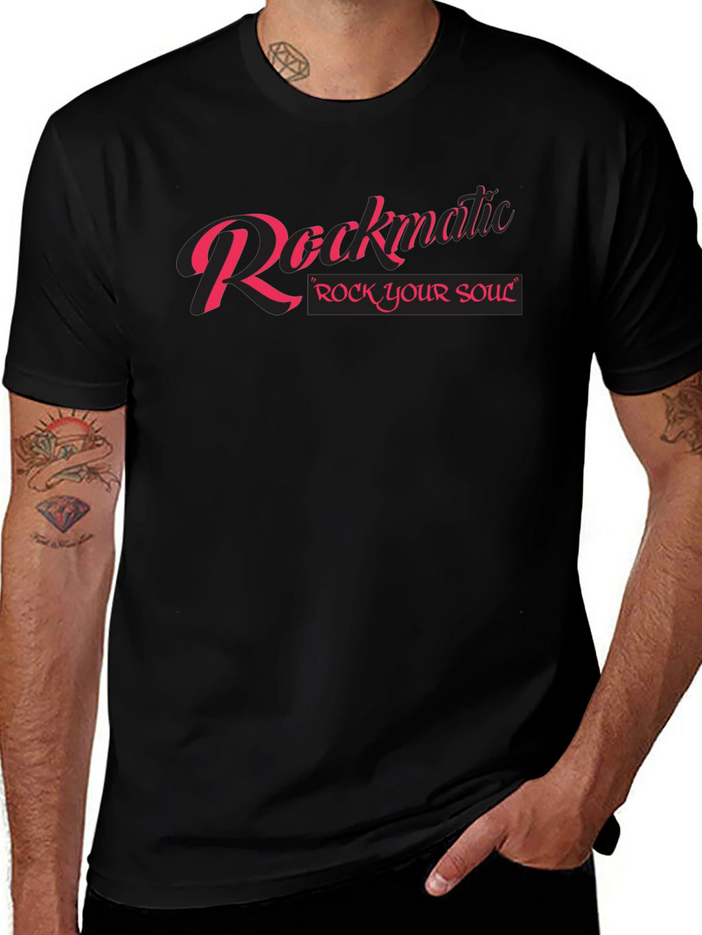 Rockmatic Rock Your Soul Black T-Shirt