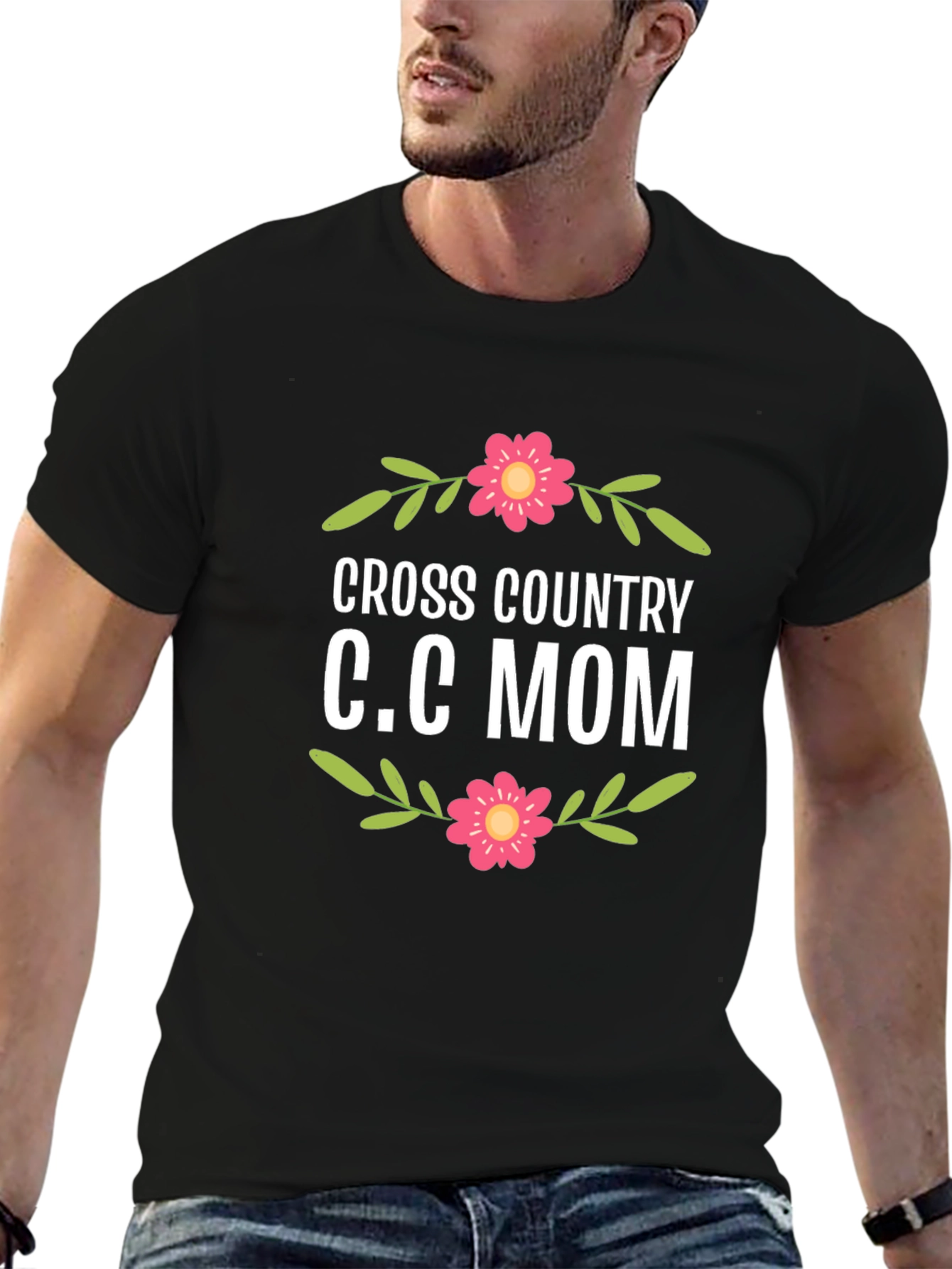Cross Country C.C. Mom Graphic T-Shirt