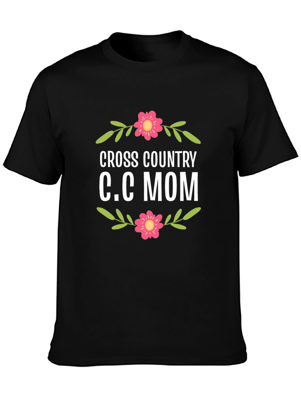 Cross Country C.C. Mom Graphic T-Shirt