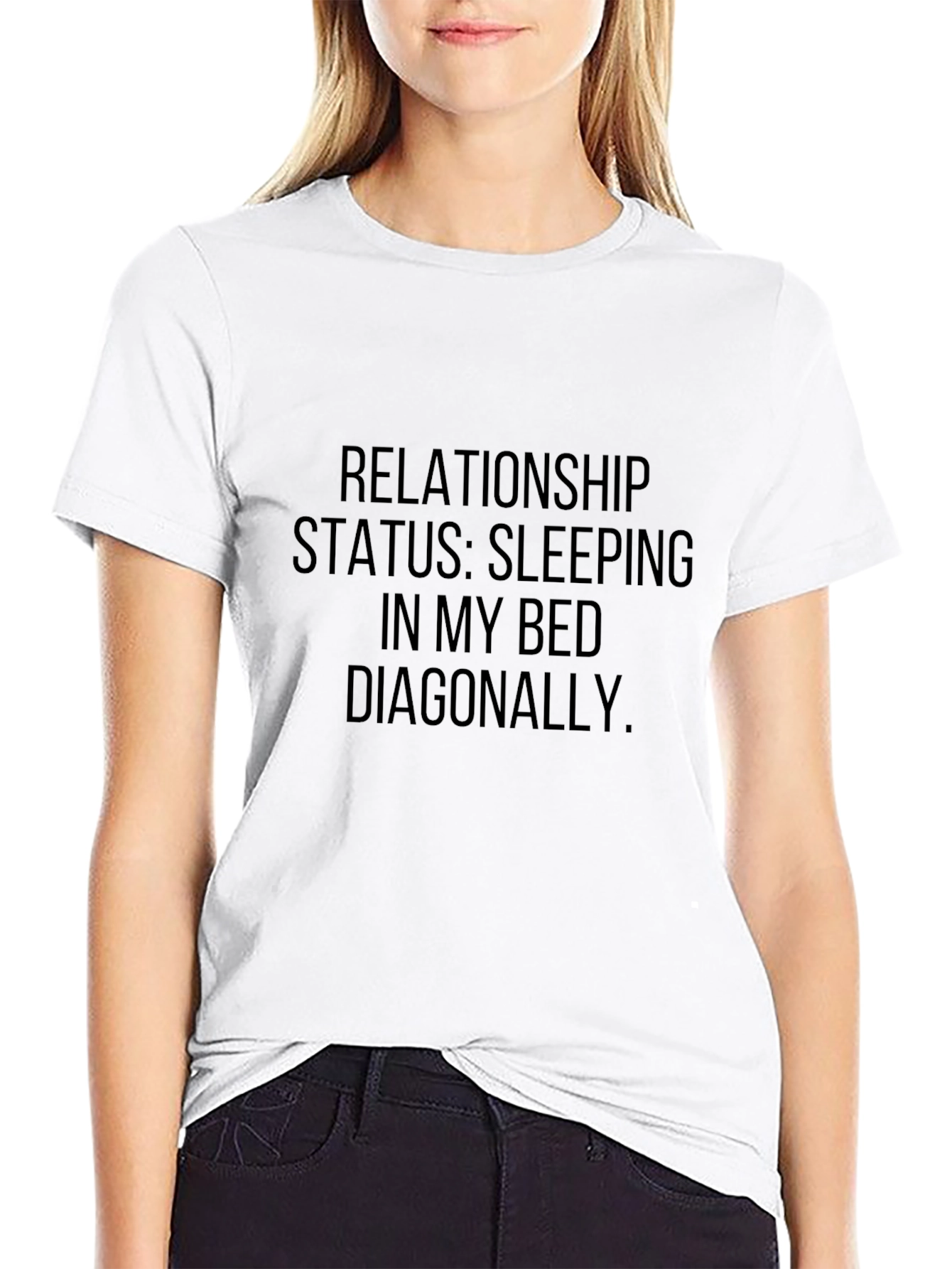 Relationship Status Sleeping in My Bed T-Shirt