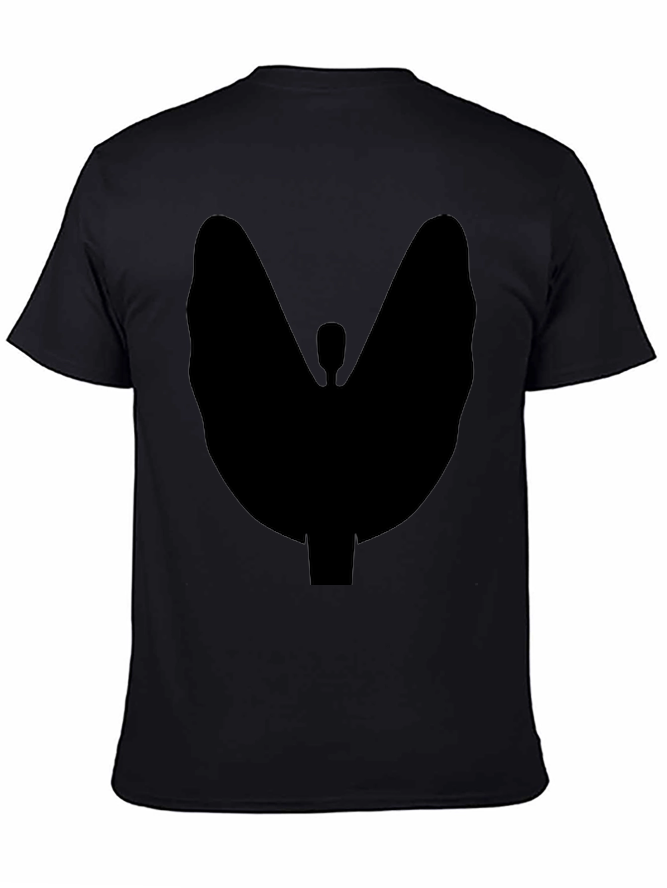 Abstract Silhouette Graphic Tee - Modern Casual Style