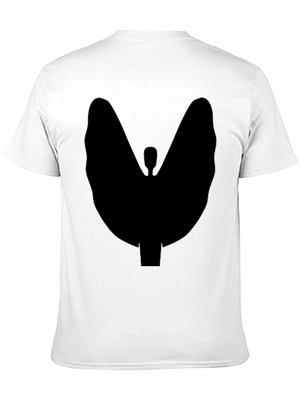Abstract Silhouette Graphic Tee - Modern Casual Style