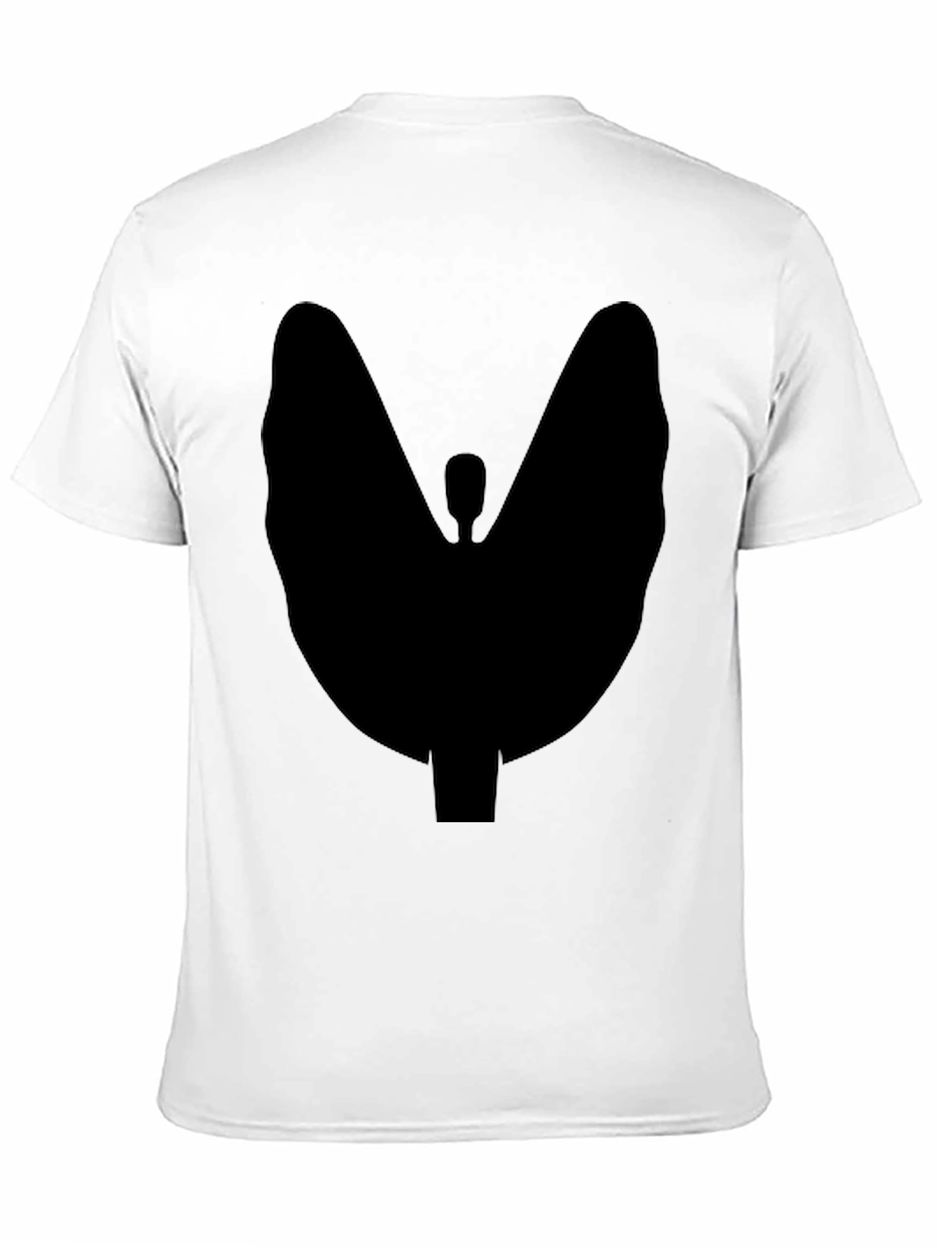 Abstract Silhouette Graphic Tee - Modern Casual Style