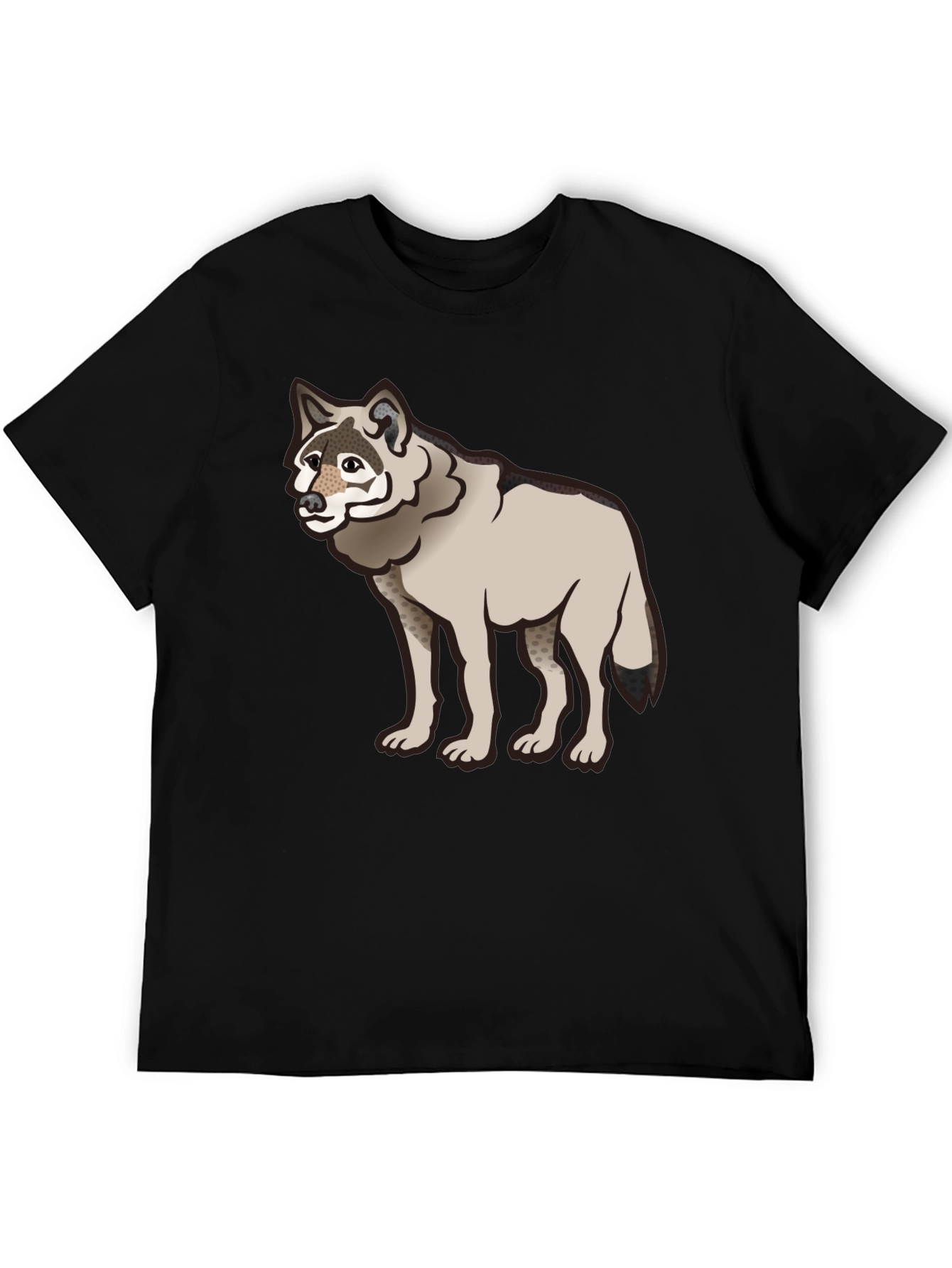 Wolf Graphic Print T-Shirt