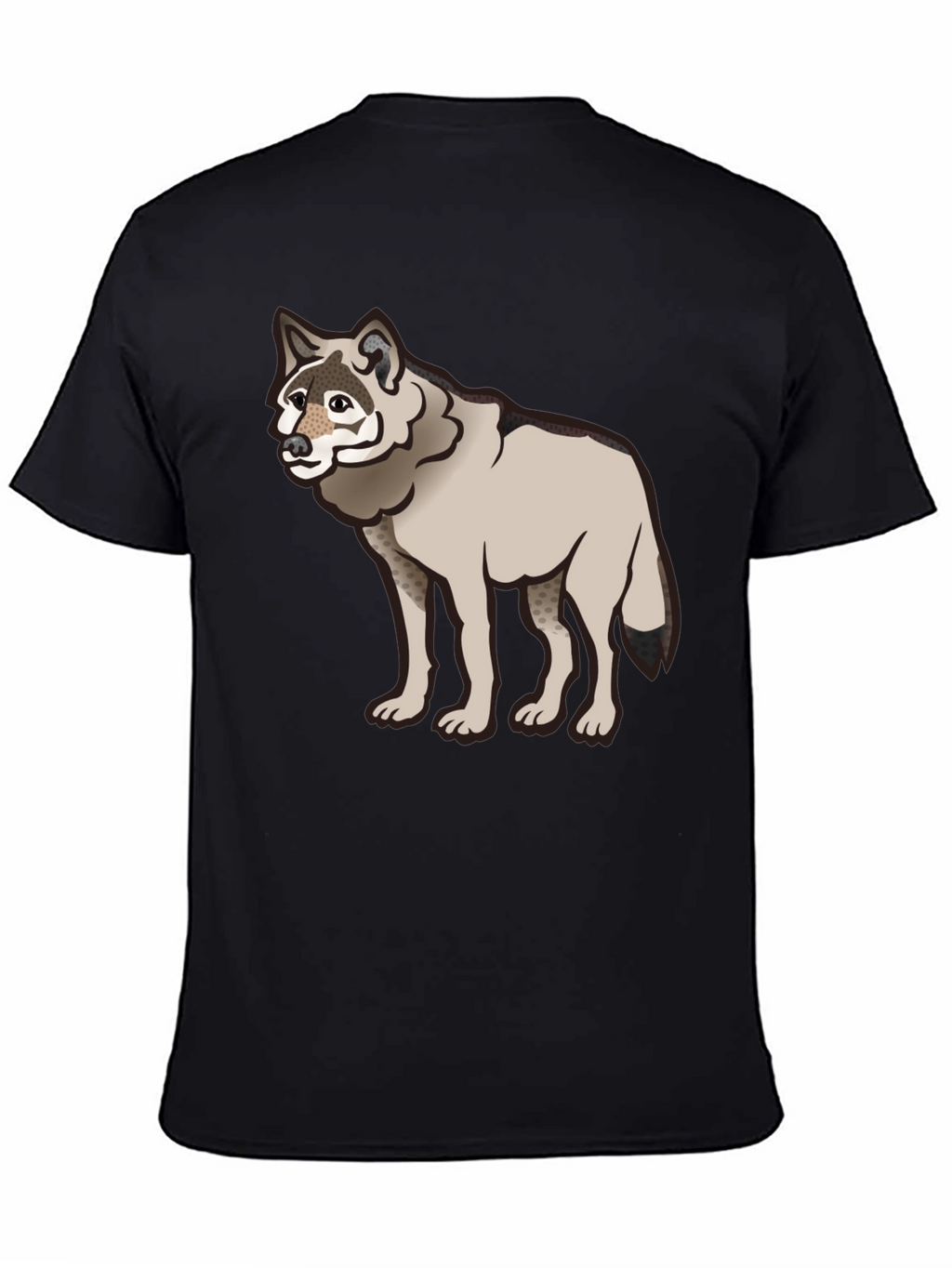 Wolf Graphic Print T-Shirt