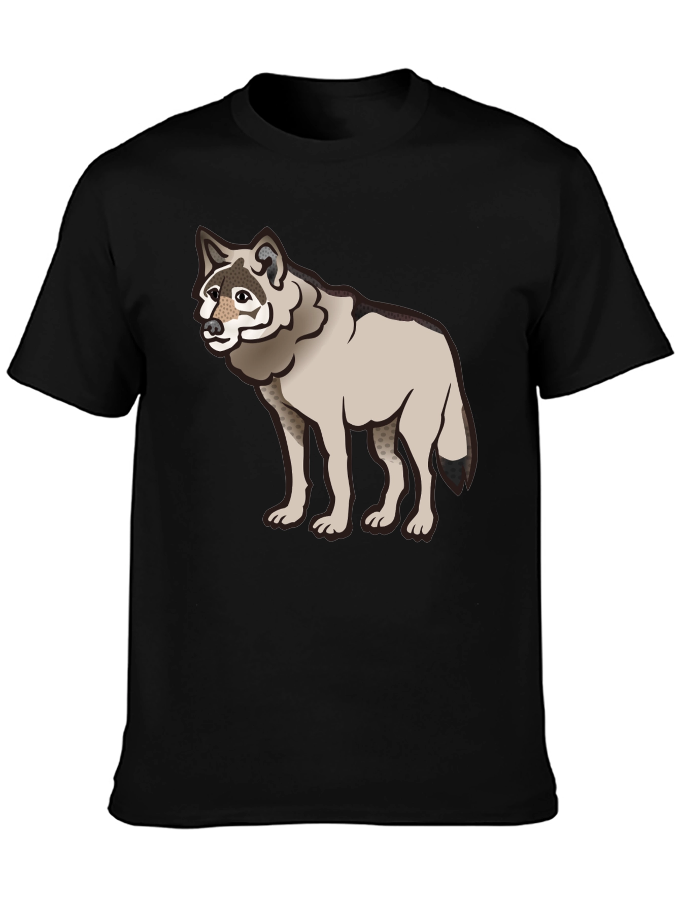 Wolf Graphic Print T-Shirt