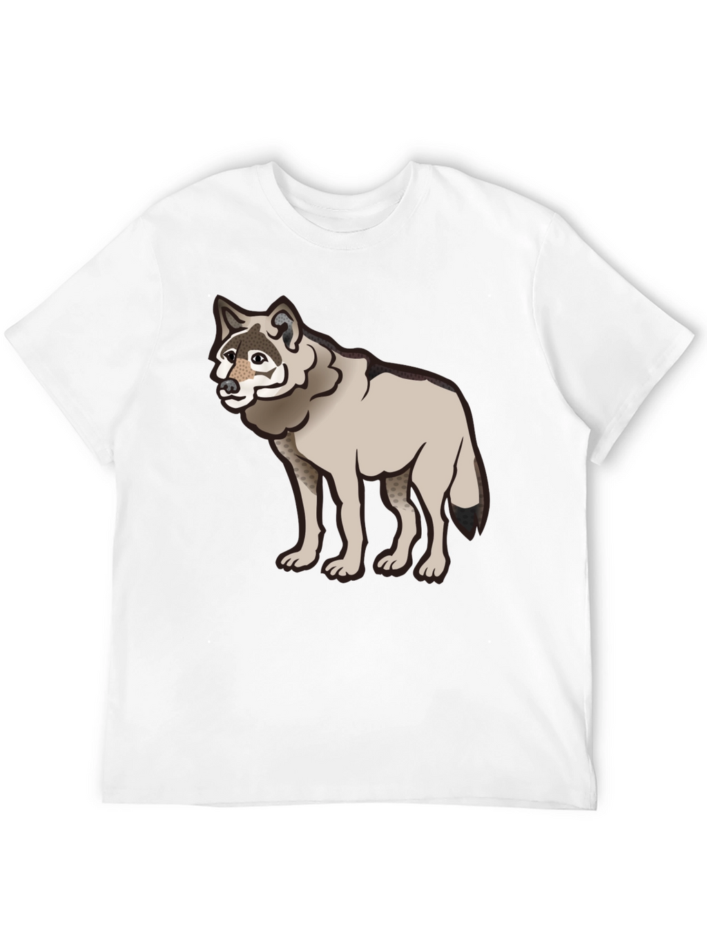 Wolf Graphic Print T-Shirt