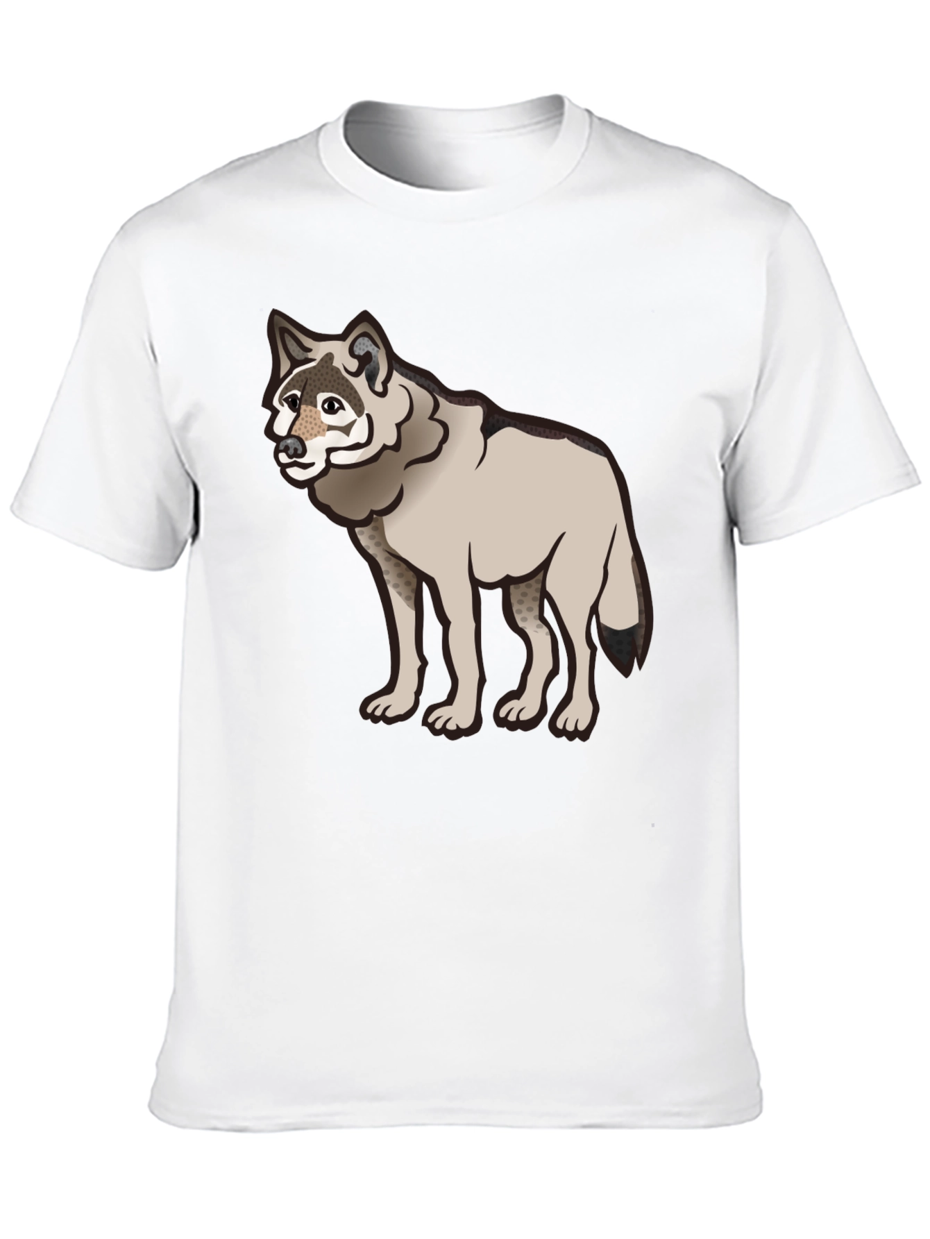 Wolf Graphic Print T-Shirt