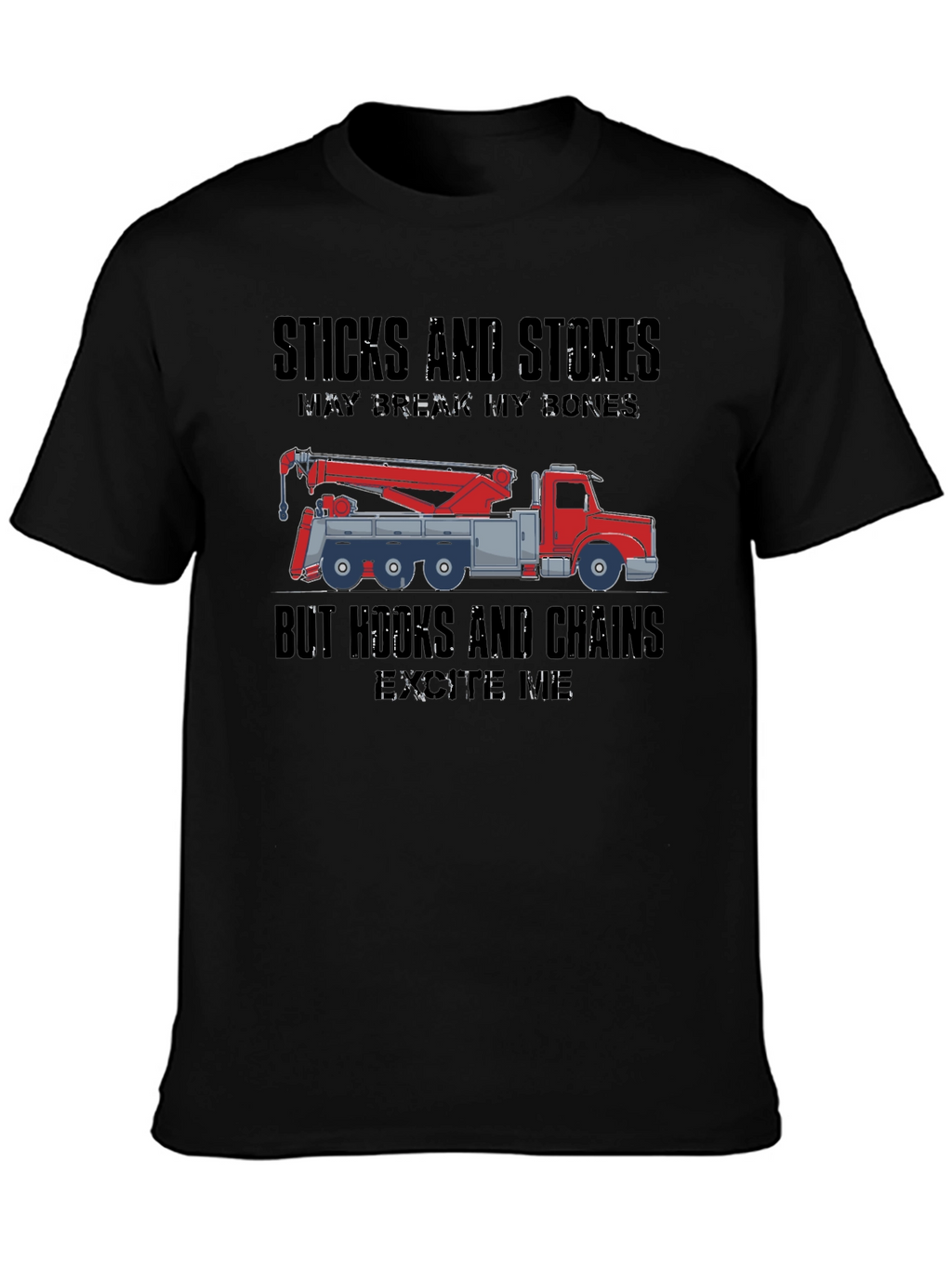 Crane Operator T-Shirt - Hooks & Chains