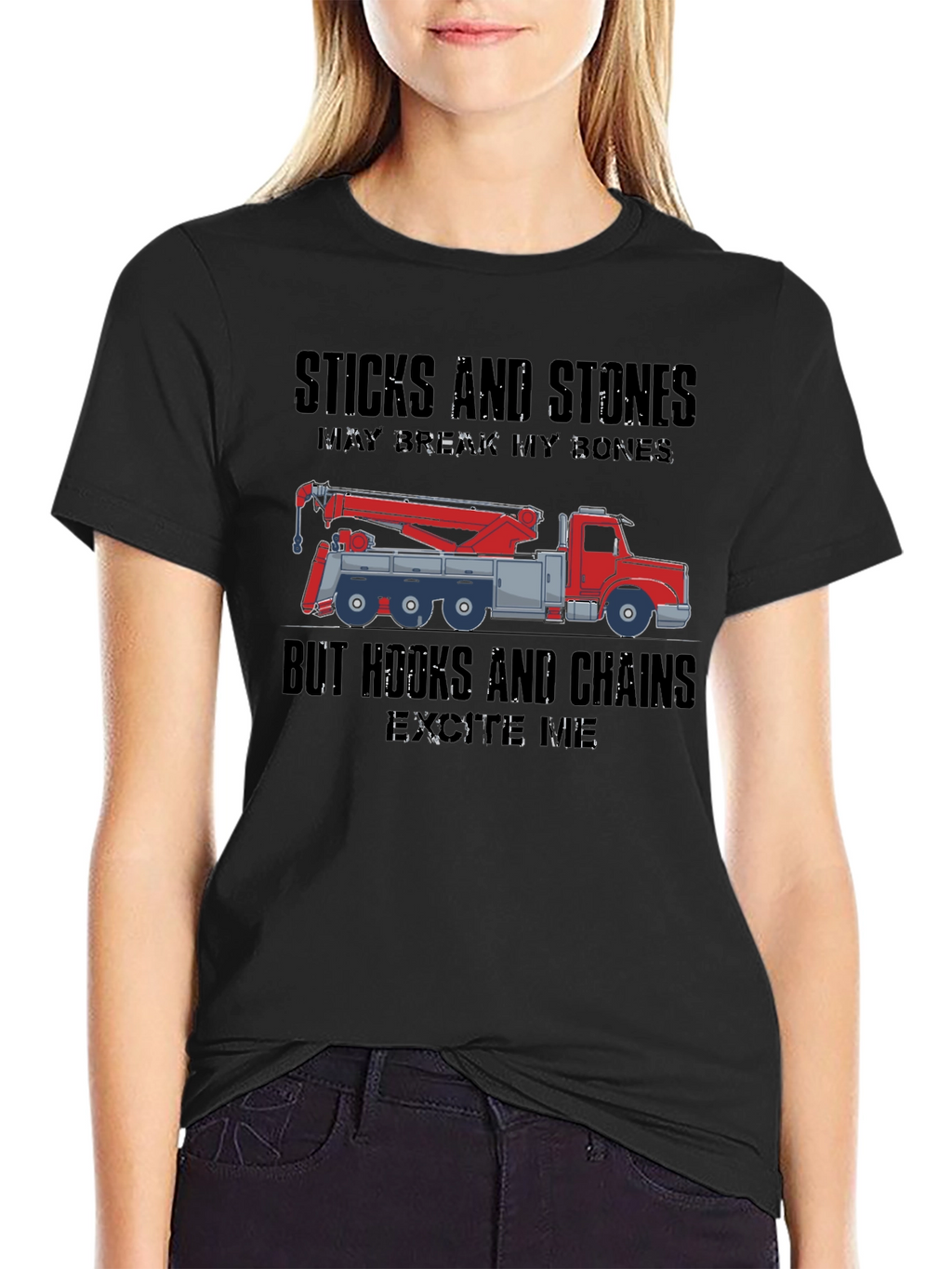 Crane Operator T-Shirt - Hooks & Chains
