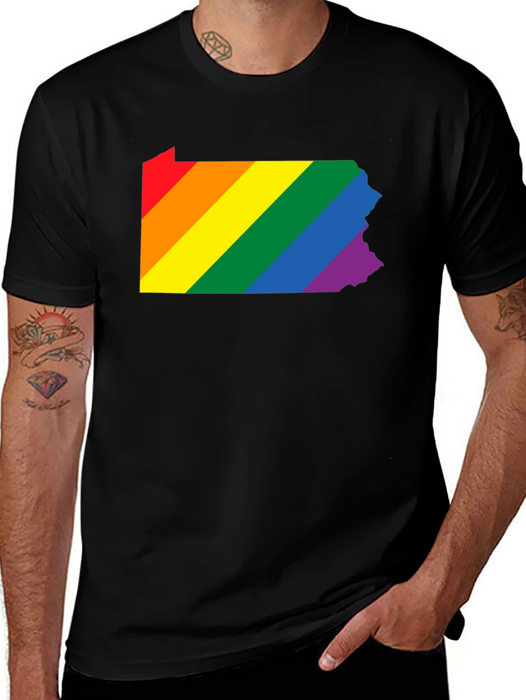Rainbow Pennsylvania Pride T-Shirt